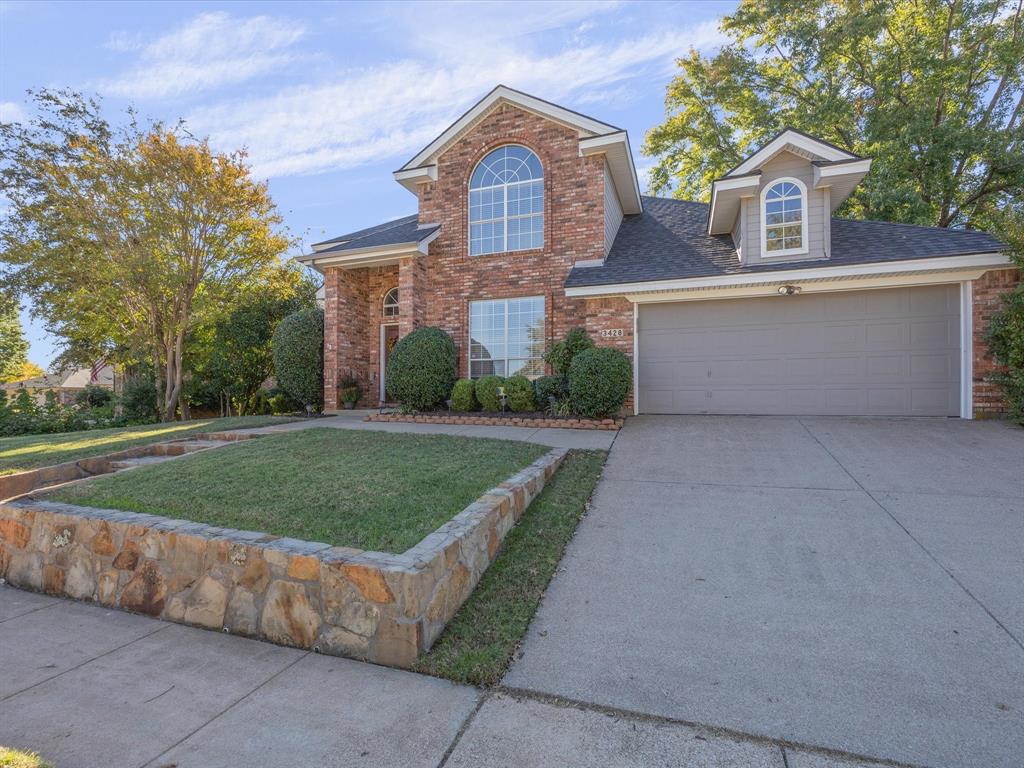 Discover this exceptional home nestled in the heart of Bedford. The versatile floor plan offers three living spaces, two dining areas, and a sizable loft, providing plenty of room to tailor your lifestyle. A formal living room, complete with French doors, flows into a welcoming living room—ideal for hosting or relaxing. The kitchen, breakfast space, and living room form an open and connected area for everyday living and entertaining. Kitchen features an island, granite countertops and warm tile backsplash. The primary suite is conveniently located on the main level includes a jetted tub, offering ease and accessibility. Skylight brings in abundant natural light. Upstairs hosts a large game room, three additional bedrooms, and a loft area that can serve as a study, play zone, or second living space. Outside, the expansive backyard invites fun and future possibilities, and the recent updates—including a brand-new HVAC system and a refreshed back deck installed in October 2025—add both comfort and durability.Perfectly positioned for lifestyle and recreation, this home is within close reach of Bedford’s standout offerings. The Generations Park at Boys Ranch features abundant outdoor activities. For water-based fun, the outdoor water park at The Bedford Center YMCA includes a lazy river, slides, splash pad, and lounge areas.  Regular community events—like outdoor concerts, seasonal festivals, and library activities—help foster a strong neighborhood spirit. Plus, nearby shopping centers, restaurants, and major highways make everyday errands and weekend outings easy and enjoyable. This home combines thoughtful design, recent upgrades, and a delightful neighborhood setting—providing an ideal foundation for your next chapter in Bedford.