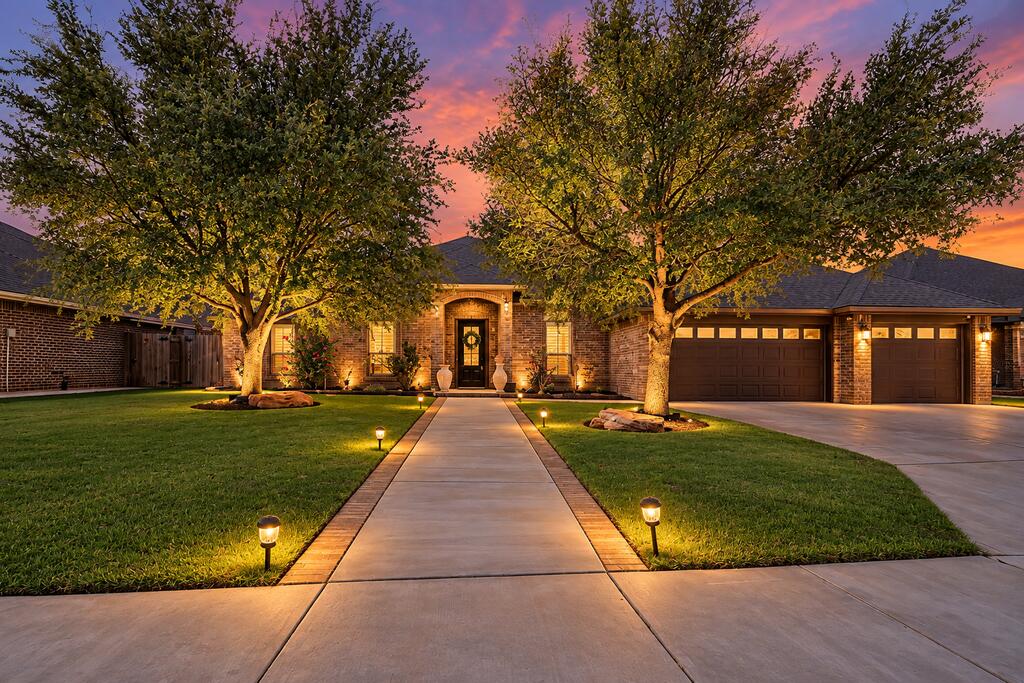 UNBELIEVABLE & UNIQUE! Dazzling in-ground pool with water fall! Fabulous custom home offering luxury, space & incredible indoor-outdoor living! Massive living room features a cathedral beamed ceiling, fireplace & opens to the gorgeous kitchen with gas cooktop, double ovens & island. Spacious primary suite boasts a stunning bath with jetted tub, separate shower, dual vanities & huge closet. In-law suite with walk-in closet offers flexible space. Step outside to a beautiful yard & huge patio & pergola! 3-car garage! Water softener! Bluetooth