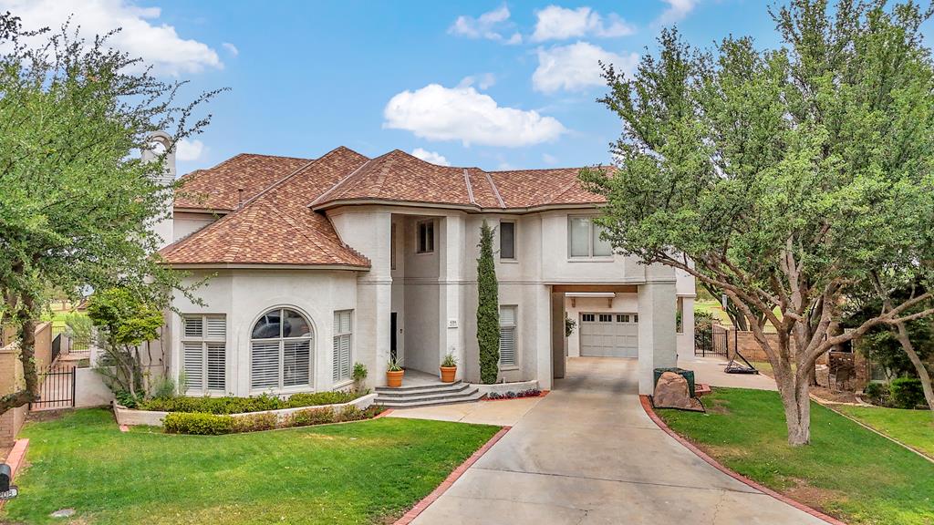 Over 6000sqft, 4 bed, 4.5 bath by Greg Frazier. This stunning home features massive rooms, 2 living areas, playroom, 3-car garage & multiple storage spaces. No detail was missed on the kitchen and bathroom updates. Enjoy the wraparound master closet, built-ins, lockers & attic-access closets. Resort-style backyard with privacy, pool redone in 2015, gas fire pit, and grill with griddle. Escape to the new addition featuring a Full Swing Golf Simulator and bar. Enjoy the 4 updated AC units, RO system throughout the home, surround sound, & irrigation well. Look no further for your dream home!
