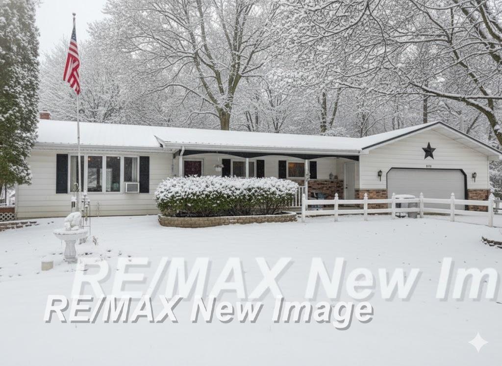 This a very rare opportunity to own a 96 acre wooded lot with road frontage on 3 roads.  The home itself is 3 bedrooms, 2 full bathrooms, full basement, and oversized garage that could fit 4 cars and a pole barn.  The home needs updating, such as flooring, paint, etc.  The metal roof is 3 years old.