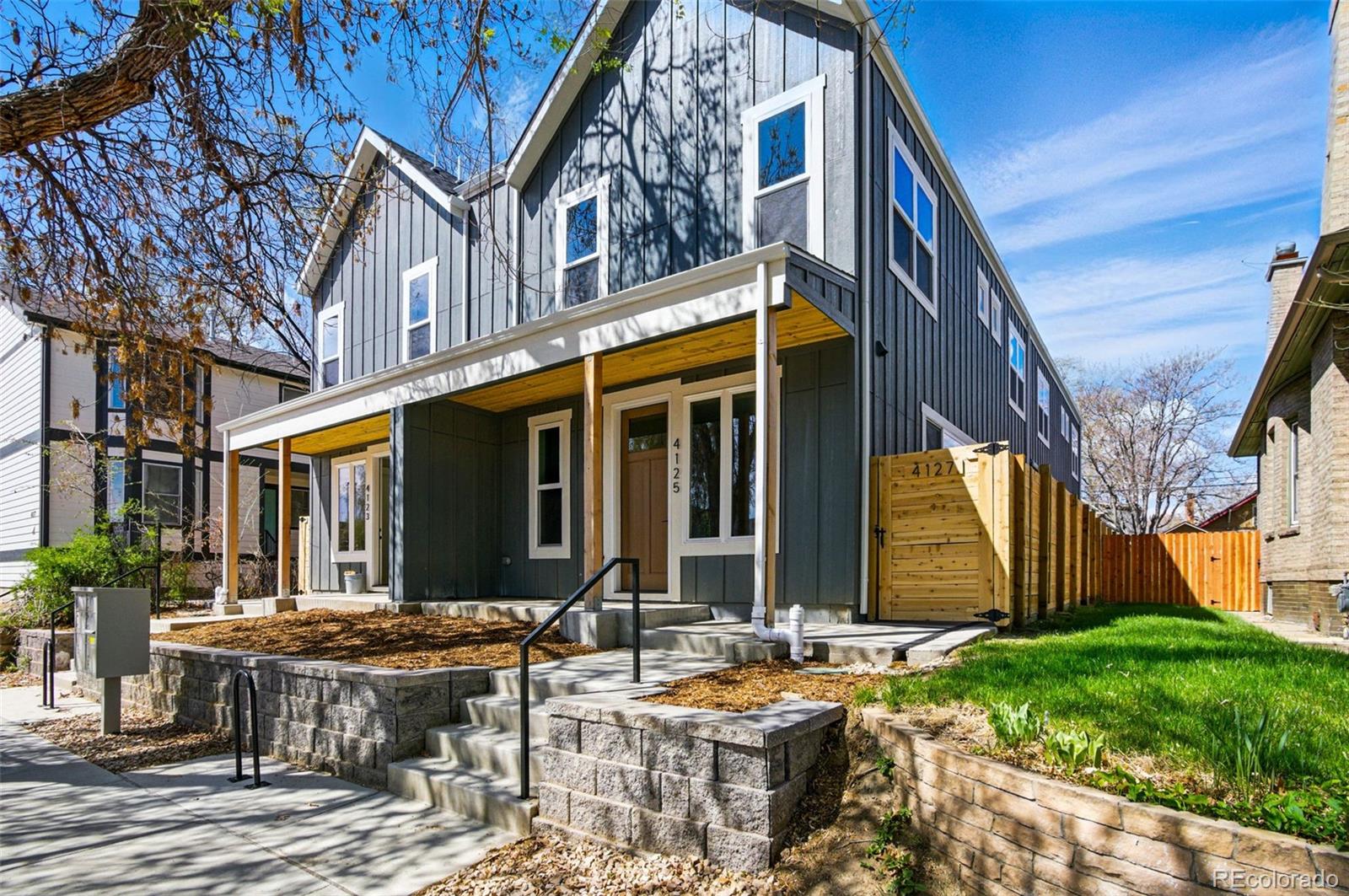 Welcome to your dream home at 41st & Tejon, where modern farmhouse charm meets designer luxury in this stunning new construction 2-bed, 2.5-bath 4-plex style unit. Nestled in the highly sought-after Sunnyside neighborhood, this new construction beauty offers an unbeatable walkable lifestyle, just steps from some of Denver’s best restaurants and coffee shops. Inside, you’ll find designer finishes throughout, from the spacious, high-end kitchen—perfect for entertaining—to the two dreamy ensuite bedrooms, each with spa-inspired bathrooms. The main floor 1/2 bath adds convenience, while thoughtful details like sleek lighting, custom cabinetry, and custom stained hardwood flooring throughout set the tone for effortless living. Enjoy the perks of one dedicated off-street parking space, a secured bike locker, and bike racks—ideal for exploring the vibrant Sunnyside scene. Stroll to Wolff’s Taylor, Ramen Star, Bacon Social House, or El Jefe, and experience the best of this beloved neighborhood right at your doorstep. Don’t miss your chance to own a stylish, move-in-ready home in this prime location! Hurry - Come see the last unit available!
