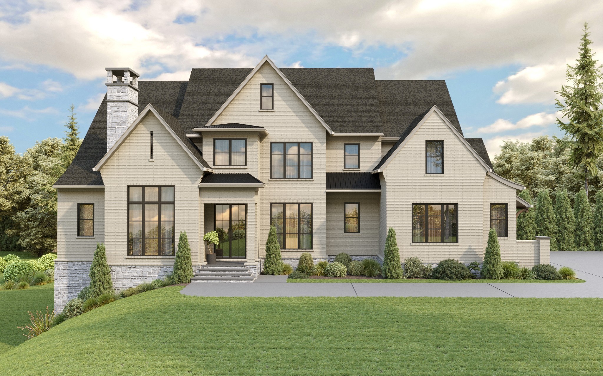 This exceptional Hidden Valley residence in the exclusive gated community of Echo in Brentwood offers striking curb appeal, seamless sophistication, and unparalleled customization opportunities. Designed by Jack Herr, this bespoke new construction is set on a private, tree-lined 1 plus acre lot, with beautiful views of a pond, providing a rare opportunity to personalize every detail to your exact specifications. The floor plan is carefully curated to accommodate both refined entertaining and effortless everyday living, with soaring ceilings and expansive living spaces that welcome natural light and offer seamless transitions to the outdoors. The home includes a basement featuring a recreation room with a wet bar, an ensuite bedroom with a sitting area, an exercise room, and ample storage. Additional features include a four-car garage, generous storage solutions, and high-end finishes throughout, with every square foot designed with intention. Located in the Ravenwood High School zone and just minutes from Brentwood’s top shopping, dining, and parks, this residence offers the perfect blend of privacy, convenience, and prestige. There is still an opportunity to select your finishes and bring your vision to life, making this your chance to create a one-of-a-kind masterpiece in one of Brentwood’s most coveted communities. Photos are representation photos only- Not actual home.  Estimated Completion Date April 2026.