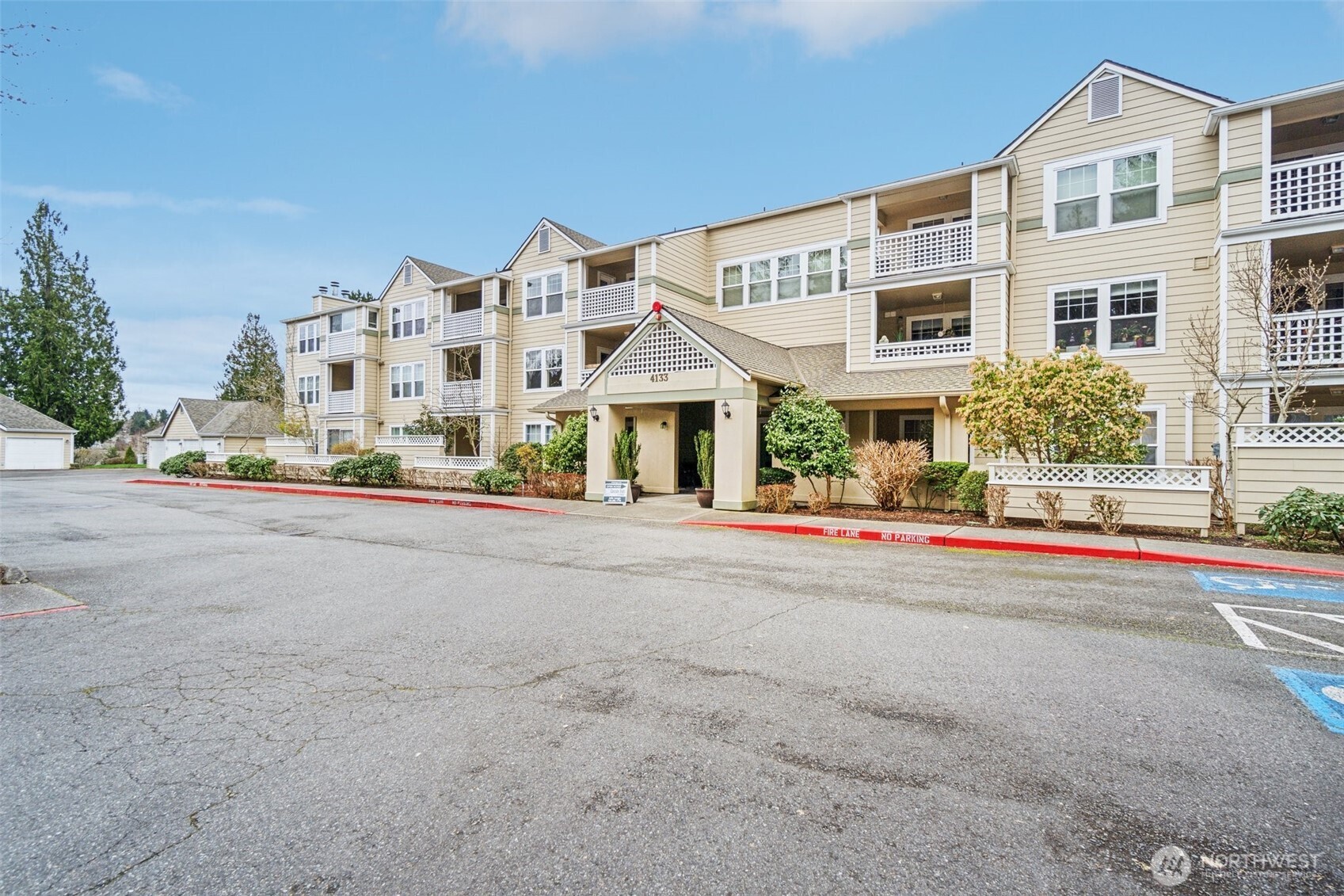 Live luxuriously on this top-floor, 2 bed/2 bath unit at Providence Point 55+ community. Features a light-filled floor plan with 2 private covered patios, and a 1-car detached garage. Enjoy an updated kitchen with spacious floor plan and plenty of natural light. The primary bedroom offers two closets and recently renovated ¾ bath. The spacious second bedroom and full guest bath complete the home. Full-size washer and dryer included, plus a 3x6 storage closet across the hall. This secure, gated community spans 161 beautiful acres and offers an active lifestyle with a gym, indoor pool, tennis/pickleball courts, clubhouses, trails, garden space, clubs, and more!