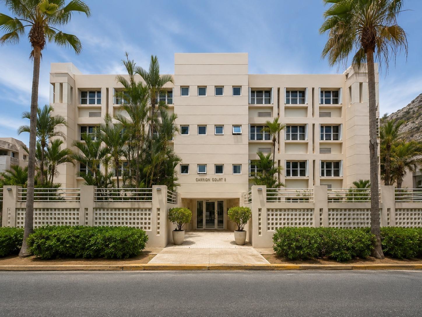 Luxury apartment in Condado at Carrion Court 5. Located on the third floor of a boutique building with only two units each level, this elegant residence offers generous space and a convenient location close to everything. Three spacious bedrooms, 2.5 baths and a separate office adjoining the primary bedroom, ideal for working from home. Ocean views from the office and the primary bedroom. Two assigned parking spaces. Includes refrigerator, range, microwave, washer/dryer combo unit, line water heater, water cistern with electric pump and six air conditioning units. Building amenities include a 125 kW generator with full coverage for all units and common areas. Condo maintenance fee of $550 monthly. Short-term rentals (Airbnb) are not permitted. Located near to dining, retail and medical facilities in one of the most sought-after areas of Puerto Rico. A pre-qualification letter or proof of funds is required to schedule a showing.