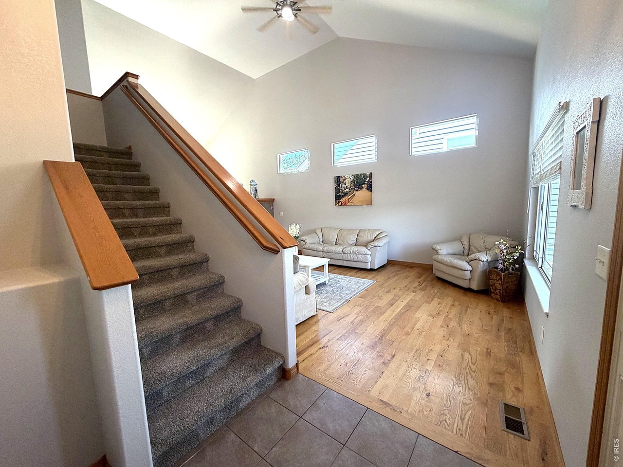 Welcome to 3243 Ambush Drive in Wellington! Built by Sage Homes, this beautifully crafted 2-story offers the perfect blend of comfort, functionality, and style. Featuring 3 bedrooms and 3 bathrooms, the home lives large with a highly desirable main-floor primary suite complete with a private bath. Upstairs, you'll find two additional bedrooms and a versatile loft-ideal for a home office, playroom, or second living space. The 3-car garage provides ample room for vehicles, toys, and storage. Inside, you'll love the warmth of custom hardwood floors and quality cabinetry throughout, showcasing thoughtful craftsmanship at every turn. Oh, and don't forget the full unfinished basement, creating endless opportunity to expand as needed! Fresh interior and exterior paint adds to the home's curb appeal, while the mature landscape, sprinkler system, concrete edging and spacious backyard offers flexibility and functionality for years to come. Great space for a dog run, chicken coop, or outdoor entertaining area - whatever you dream up! This is small-town living with room to grow-don't miss your opportunity to call it home!
