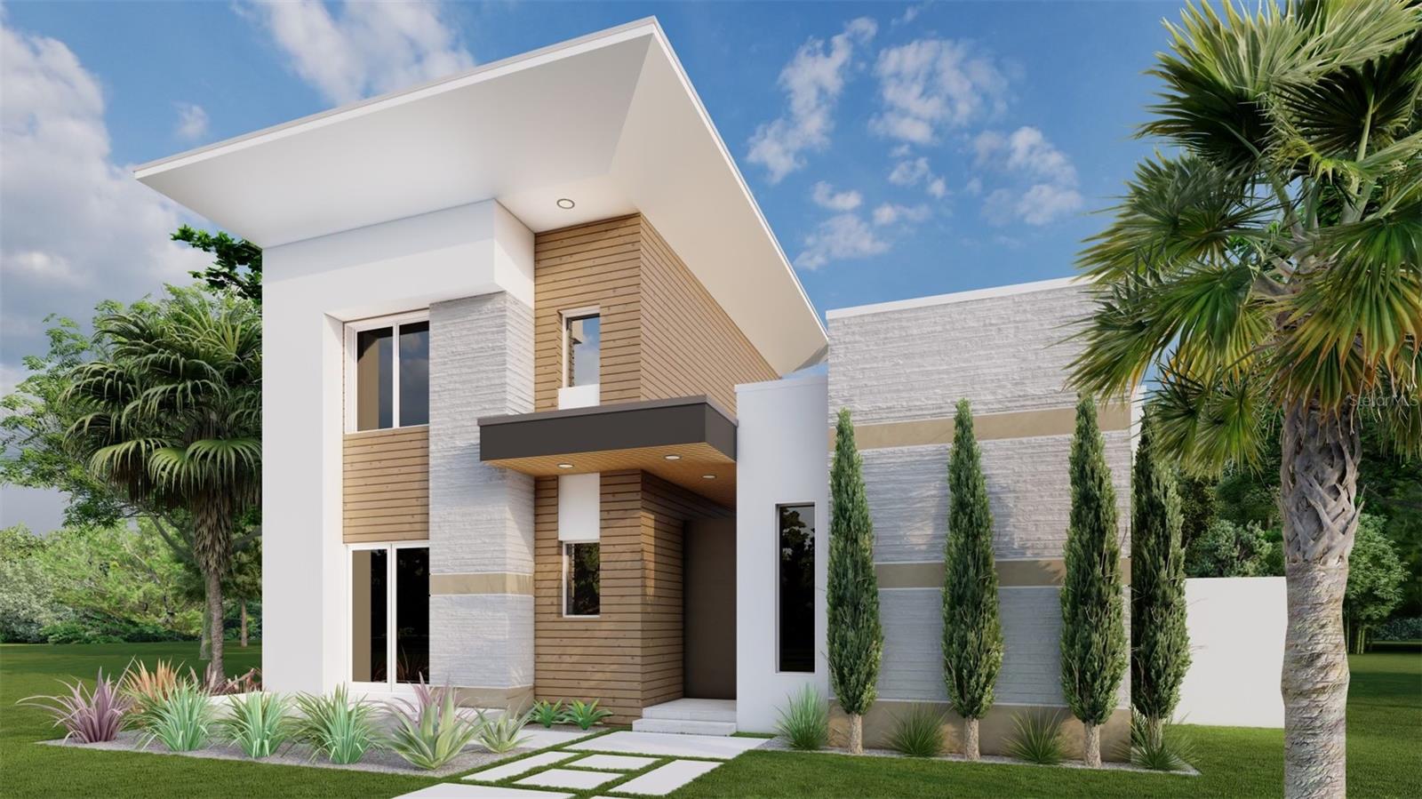 Under Construction. Situated on a lot spanning over a quarter of an acre, this stunning DeVoe Custom Home encompasses just under 5,500 square feet. It features five spacious bedrooms, five lavish bathrooms, and two additional half baths. Designed with both elegance and comfort in mind, this home showcases modern luxury seamlessly paired with timeless design elements.

Step into an open-concept living space, where soaring ceilings—exceeding 22 feet—combine with expansive windows to flood the home with natural light. The gourmet kitchen is equipped with top-of-the-line appliances, custom cabinetry, and a unique double kitchen island, making it the ideal space for entertaining and culinary creativity. Adjacent dining and living areas flow seamlessly, enhanced by bespoke finishes, a gas fireplace, and panoramic views of the manicured grounds.

The primary suite is a private sanctuary, featuring a spa-like bathroom with a soaking tub, dual vanities, a walk-in rain shower, and an immense, custom-designed closet. Each additional bedroom includes an en-suite bathroom and walk-in closet, ensuring both comfort and privacy for family members or guests.

Outside, the custom-designed spa and pool area provide the ultimate in relaxation, complete with a privacy wall for added seclusion. The landscaped yard offers ample space for outdoor gatherings, whether lounging poolside or dining al fresco on the covered patio.

Additional luxury features include a floating illuminated staircase with glass handrails, a temperature-controlled wine enclosure/display, and both upstairs and downstairs laundry rooms—each equipped with washer and dryer units. A dedicated utility storage room offers over 120 square feet of air-conditioned space, ensuring plenty of additional storage.

This home is perfect for hosting or enjoying peaceful, everyday luxury. Custom lighting and fixtures, a spacious three-car garage with dedicated space for golf cart parking, and a versatile office/flex space for work or hobbies round out the exceptional offerings.

Located in the heart of Lake Nona Golf & Country Club, this luxury estate provides unparalleled access to local amenities, fine dining, and top-rated schools. Floor plans are available upon request.