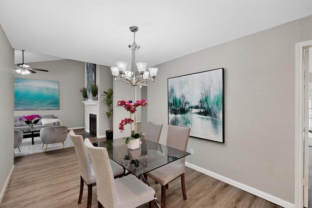 Located in the Junius Heights Historic District, this updated 2-bedroom, 2-bath condo offers 1099 square feet of comfortable, well-designed living space in one of Dallas’ most charming neighborhoods. The floor plan is open and functional, with 12-foot ceilings in the living room that add a sense of space and light. It’s an easy place to relax or host friends, with plenty of room to gather, dine, and unwind.
Recent updates include vinyl plank flooring throughout, granite kitchen counters, quartz bathroom vanities, updated tile, and all-new fixtures and lighting (2020). The primary suite includes a walk-in closet, vaulted ceilings, and access to a large private balcony—shared with the second bedroom. Both bathrooms have been tastefully remodeled, and the kitchen is well-equipped with stainless steel appliances and ample counter space.
Additional upgrades include a new HVAC unit (2022), smart thermostat (2025), radiant barrier and attic insulation (2023), and full exterior siding and roof replacement completed by the HOA in 2023. Water and sewer are also covered by HOA dues. The unit comes with two garage parking spaces and a private storage room.
Junius Heights is known for its tight-knit community and active neighborhood HOA, which hosts events throughout the year. Just down the street is the beloved Garden Café, and the condo is conveniently located across from a family owned local grocery store. You're also just minutes from Lakewood, Downtown Dallas, Lower Greenville, and Deep Ellum.