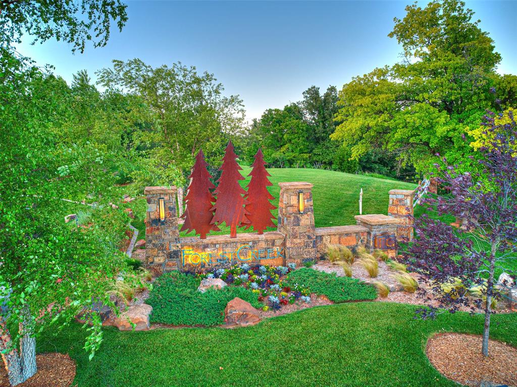 Enjoy the picturesque setting & abundant beauty from the lush, wooded countryside afforded by the exclusive gated community of Forest Creek Estates in East Edmond. The sophistication & uniqueness of this development is immediately showcased upon arrival. Extensive landscaping, large boulders & waterfalls set the tone for the rustic & modern Colorado inspired mountain scenery. The 5 acre lake & 15 acre nature preserve will inspire you to enjoy the ability to disconnect & take full advantage of the serene amenities offered in this environmentally friendly community. This land was developed & designed specifically for those who wish to create their own distinctive oasis. Located just minutes from the continuously developing I-35 corridor, the convenience achieved at this location adds to the expansive list of qualities this development offers to future residents. See attached for covenants & approved builder list. Developer will not consider other builders at this time.