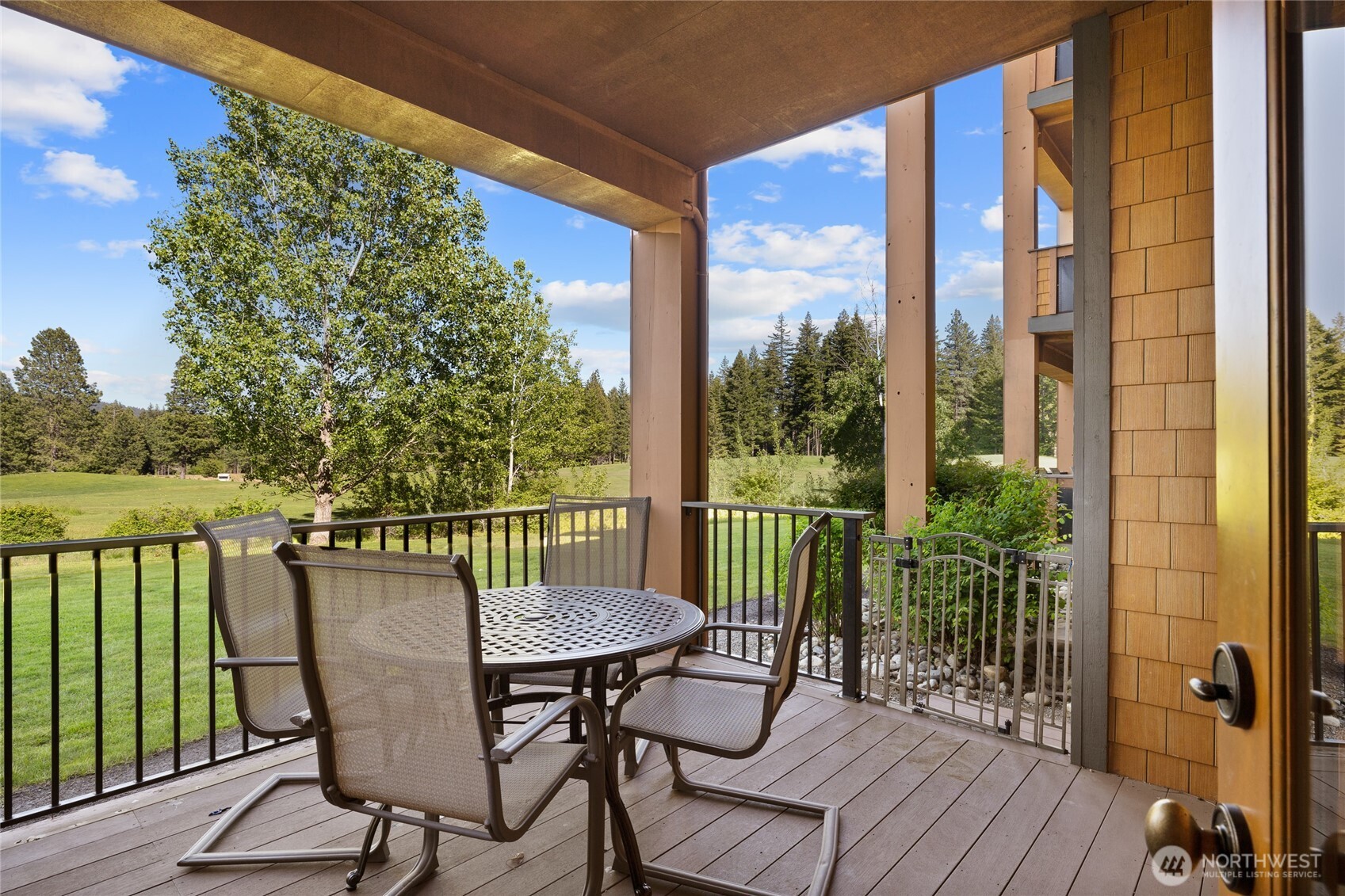 Sunshine and blue skies...you are on the sunny side of the Cascades!