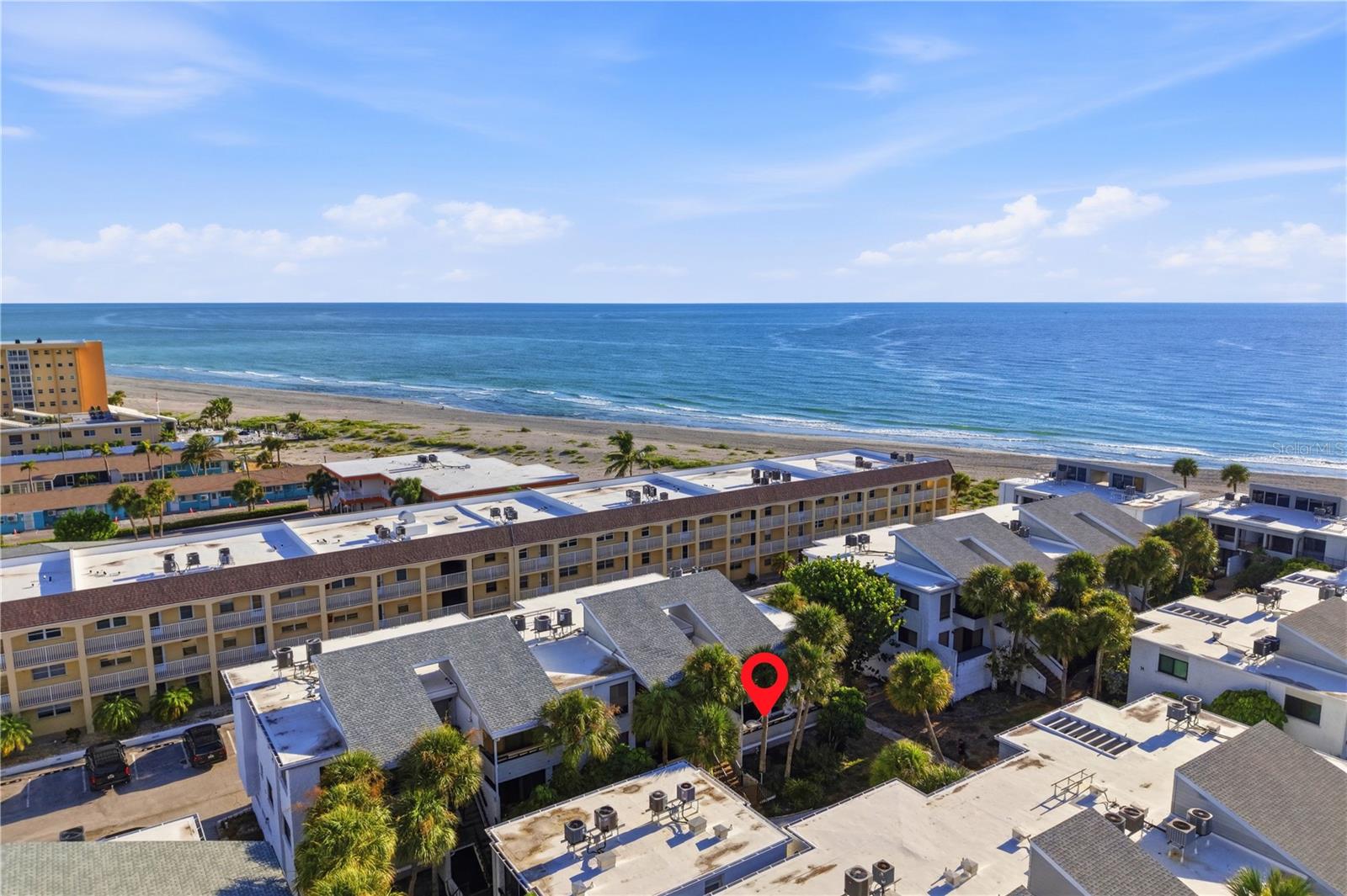 Beautiful Turn-Key 2 Bedroom/ 2 Bathroom Plus 2 Spacious Outdoor Porches Located in Bahia Vista Gulf in the Best Location in Venice on the Gulf.  This Unit has so Much to Like- Gulf Views, Large Beach Access, New Pool with Trex Decks and Stunning Lanai, Clubhouse with Bathrooms, Several Marinas Across the Street, Bars & Restaurants.  This Unit Features Several Sliding Glass Doors that Bring in Amazing Light Thru-Out, 2 Updated Bathrooms, Kitchen has been Upgraded and Updated with All New SS Appliances, Sink, Faucet and Quartz Countertops, Both Outdoor Spaces are Perfect for Family Gatherings or Relaxation.  Lots of Rental Potential.  Downtown Venice has so much Great Shopping & Nightlife, Parks, Churches and Fun Events!  Easy to Show & Sell