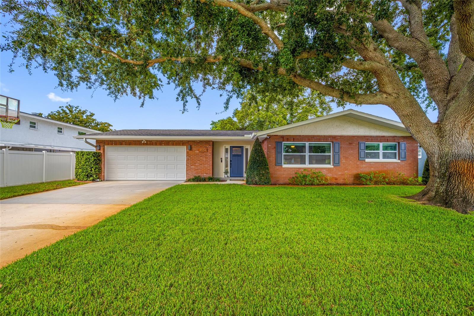 *NEW LISTING offering public viewings on Saturday/Sunday*...Entirely remodeled 4-bedroom, 3-bathroom home located on a quiet cul-de-sac street. This beautifully updated diamond of a property offers an impressive combination of modern finishes, energy efficiency, storm protection, and exceptional outdoor living. The kitchen features newer appliances and custom-built dining seating, creating a comfortable and inviting space for everyday living and entertaining.Enjoy your private outdoor oasis with a 4-year-old heated saltwater pool and screened enclosure, surrounded by pristine landscaping with a sprinkler system and irrigation well and beautifully mature shade tree. Major improvements include a 2-year-old roof, 4-year-old A/C system, impact-rated windows, doors and garage door, R-38 blown-in insulation, tankless water heater, whole-house carbon filtration and water softener, and a reverse osmosis system serving the refrigerator and kitchen sink. The garage is equipped with a mini-split A/C system for added comfort and versatility.Additional upgrades include an upgraded electrical service panel, 50-amp generator hookup, and 3rd-nail wind mitigation improvement. With extensive updates throughout and major systems already upgraded, this home offers peace of mind and is truly move-in ready. A rare opportunity to own a meticulously maintained home with quality improvements, a beautiful pool, and a peaceful cul-de-sac setting. Home is about a 20 minute drive to the world renown white sands of Clearwater beach, and is less than 10 minutes to the Clearwater/St. Pete air port which offers great convenience for employees or Coast Guard Servicemen... Don't wait, call today for your tour.