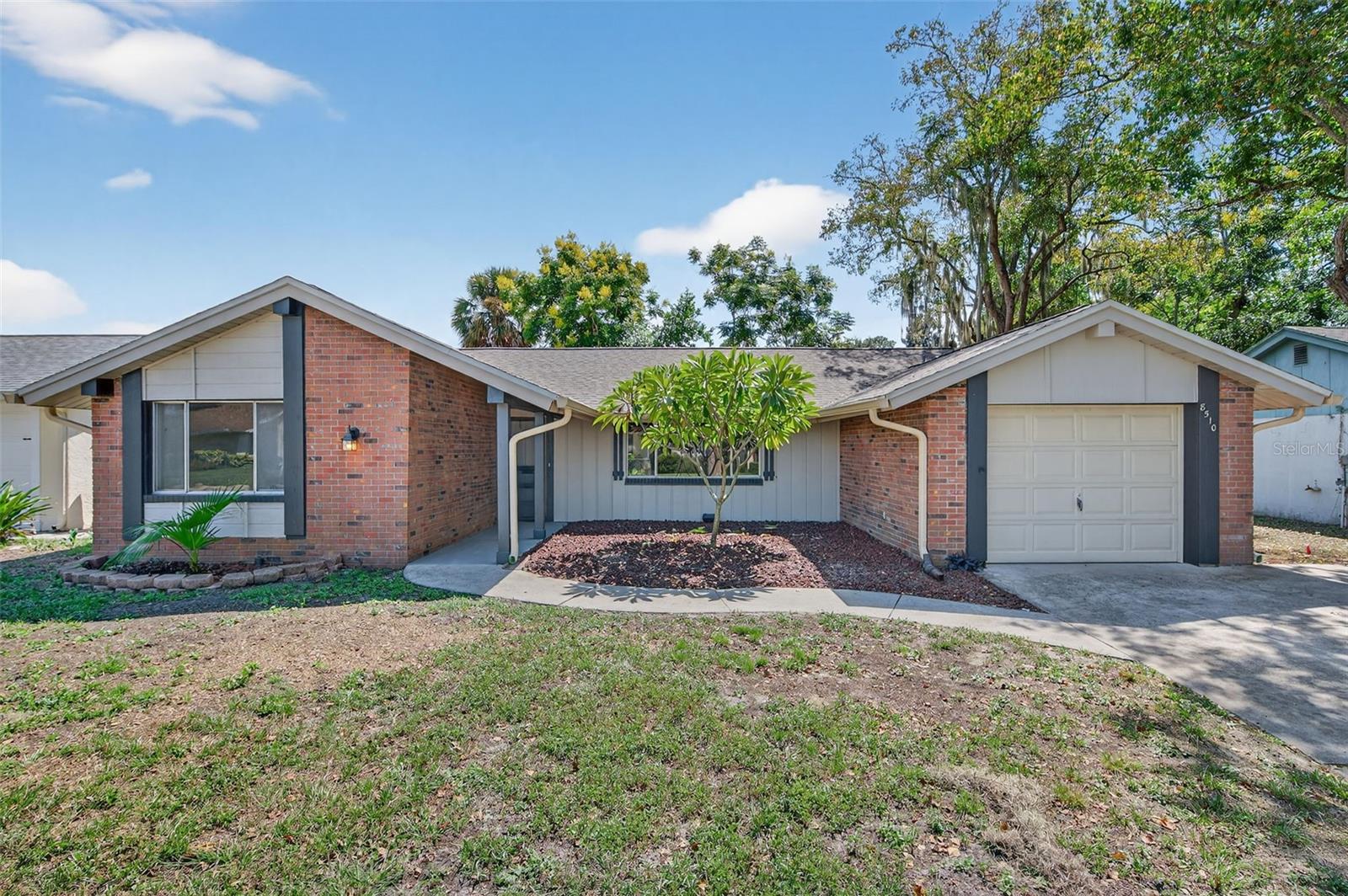 One or more photo(s) has been virtually staged. Welcome to 8510 Wagon Wheel Ln, a beautifully updated home offering modern upgrades and convenience in an ideal location. This residence features a newer roof and HVAC system, along with fresh interior and exterior paint, new laminate flooring, base trim, ceiling fans, and rain gutters. The kitchen is designed with functionality and style in mind, showcasing granite countertops, wood cabinetry, and a new range hood. Both bathrooms have been completely remodeled with tiled showers, new vanities, flooring, and fixtures.
Step outside to an inviting outdoor kitchen and grill combo, perfect for entertaining and enjoying the Florida lifestyle.
Conveniently located near shopping centers, major highways, airports, and public beaches, this home combines comfort, quality, and accessibility. Don’t miss your chance to make this stunning home yours schedule your private showing today!