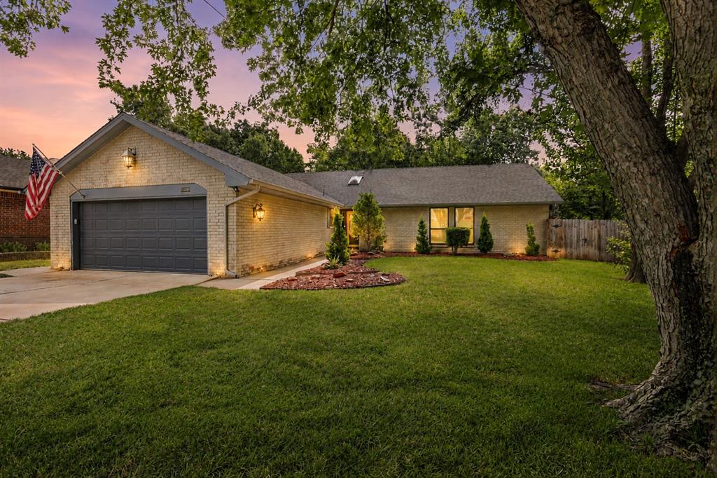 You have to see this backyard to believe it!Tucked into the established Northwood neighborhood, this beautifully remodeled 3-bedroom, 2-bathroom home sits on an incredible wooded lot backing to a greenbelt and creek. It feels peaceful, private, and completely unexpected, all while keeping you close to shopping, dining, and major highways.The entire home was remodeled in 2021 and is filled with thoughtful details, including a skylight in the entry, an additional skylight in the hall bathroom, custom built-ins, updated lighting, spacious living areas, a wet bar, and illuminated mirrors in the primary bathroom. The kitchen features new cabinetry, along with a new stove and dishwasher installed in 2026.But the backyard is what truly makes this home unforgettable. An elevated deck overlooks the trees, and a staircase leads down to a covered treehouse-style pavilion and an additional storage shed. It feels like your own hidden retreat right in the heart of Edmond.Additional features include an approximately 80-foot stone retaining wall that was installed in 2024, a Nest thermostat, Yale keyless entry, and Ring security system.Located in Northwood with Edmond Public Schools and Oklahoma City utilities, this home also offers convenient access to I-35, the Kilpatrick Turnpike, Broadway Extension, Oklahoma Christian University, parks, and nearby trails.This is not just another house. It is a property you truly have to experience in person!