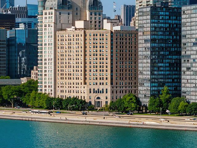 603 is a 1177 sq ft east facing 1 bedroom residence with 9' ceilings and all new SS Bosch kitchen appliances and new, in-unit Whirlpool washer and dryer. This beautifully renovated historical building, nestled along Chicago's picturesque lakefront, seamlessly combines timeless elegance with contemporary luxury. Step into the magnificent lobby, and you'll instantly be transported to a modern take on a classic, surrounded by exquisite architectural details that showcase the craftsmanship of this iconic structure. From intricately carved moldings to soaring ceilings adorned with stunning chandeliers, every inch of this building exudes a sense of grandeur. 603 where old-world charm effortlessly merges with modern design, creating a harmonious balance between style and functionality. But it's not just the interiors that set this building apart. It also offers a wide range of amenities designed to enhance your lifestyle. Take a dip in the heated indoor pool, work up a sweat in the state-of-the-art fitness center, or host unforgettable gatherings in the expansive 3,500-square-foot Grand Lounge, complete with soaring 20-foot ceilings and breathtaking views of the lake. The rooftop deck greets residents with mesmerizing vistas of Lake Michigan. Picture yourself savoring your morning coffee as the sun rises over the water or hosting memorable events against the backdrop of the city's skyline and the serene lakefront. Beyond the building's beauty, its location is unparalleled. Situated between Michigan Avenue and Lake Shore Drive, this residence offers access to the vibrant cultural scene, world-class dining options, and the finest shopping experiences that the city has to offer. Whether you're leisurely strolling along the scenic lakefront trail, exploring nearby museums, or enjoying a day at the beach, everything you desire is at your front door. **Photos and renderings are of model residences, virtually staged vacant units, amenities and lobby. These are representative of inventory available and may not exactly represent this listing unit. The design choices represented in the renderings are proposed options reflecting general design inspiration and considerations. All design intent is subject to change. A variety of floorplans and finish packages are available.**