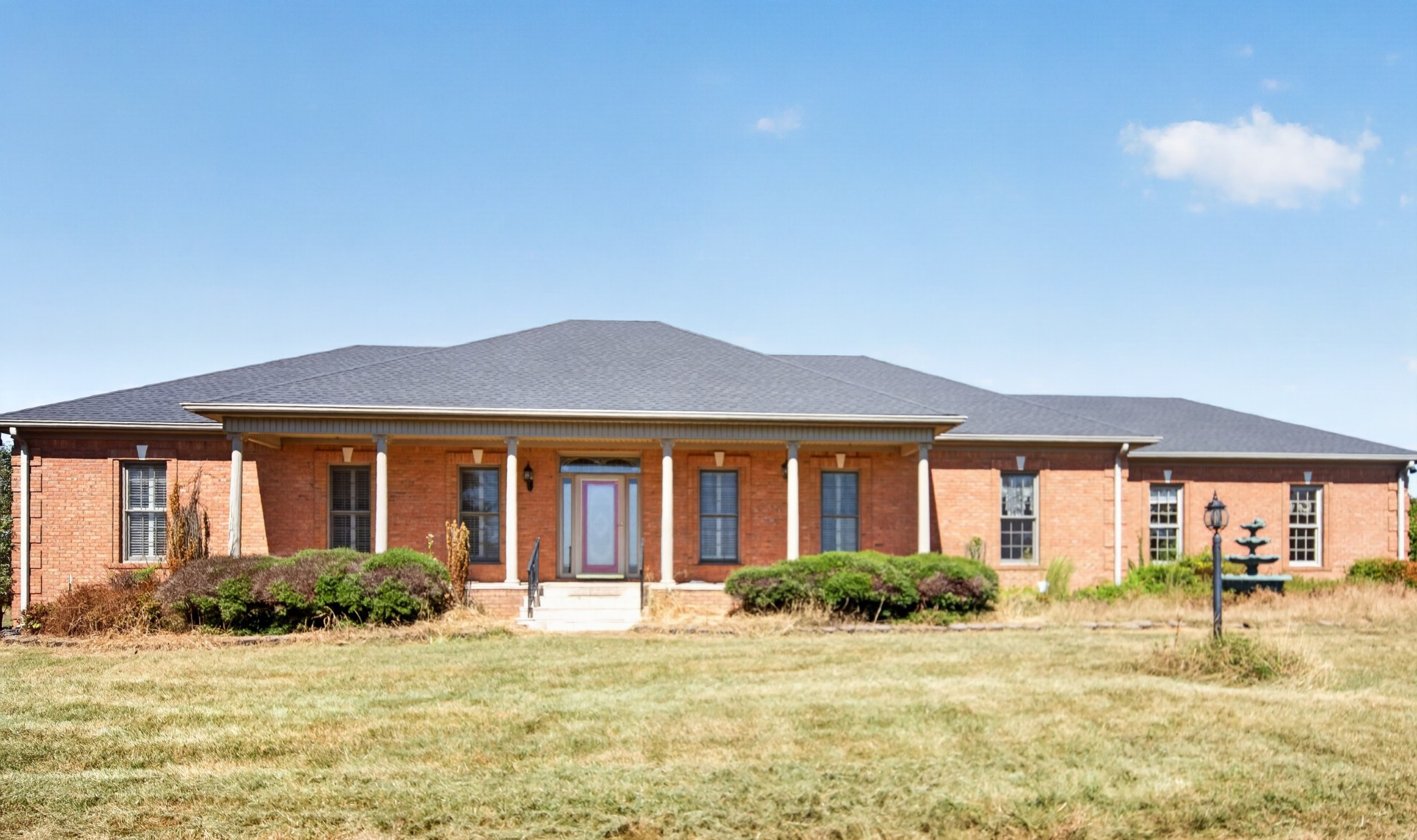 Opportunities like this do not come around often and this one may not last long!  Meet 6515 Greenville Rd where you are king of the hill on 33+ acres!  This over 3000 sqft Custom Ranch Style Home features 3 bedrooms, 2 full baths and a bonus room all on one level.   Primary bedroom has a walk-in closet along with a bathroom suite featuring a separate shower & tub with DBL vanity sinks; two more bedrooms and guest bathroom are on this end as well. Opposite end you’ll find a HUGE bonus room with endless possibilities complete with a closet and a sink and stairway up to the attic for additional storage.  In the middle you see the kitchen opens to the living room that has a cozy propane fireplace, the kitchen is all custom with a huge island, a countertop range, and built in stove and microwave oven and a large pantry.  You’ll love the covered porch and covered patio and courtyard off the bonus room all of which the views are quite stunning.  Detached garage also has plenty of room, fits 4 cars has three rooms and can be made into whatever your heart’s desire.  This home is being sold as is and priced to sell, which is why it’s such a great opportunity, don’t let it pass you by schedule a tour today!