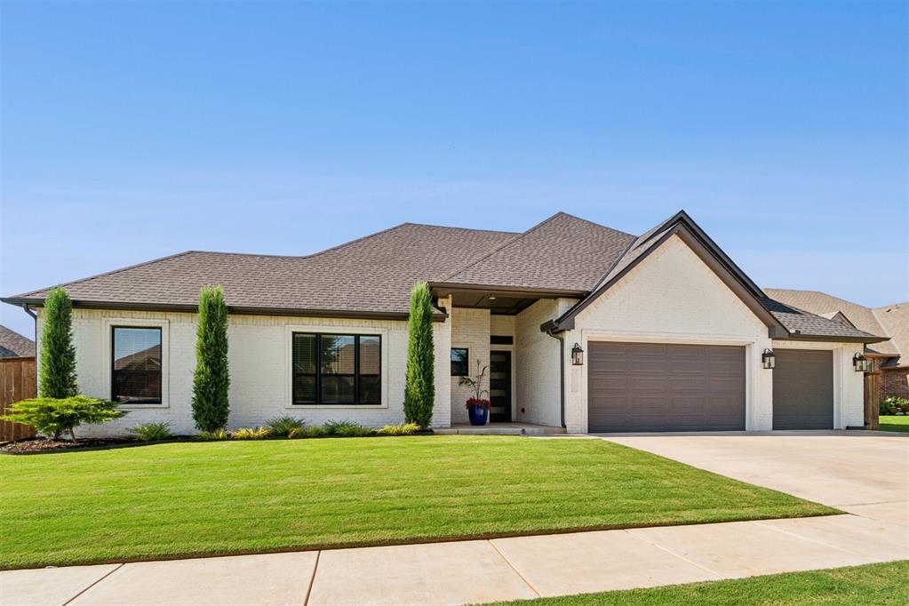 Incredible nearly new build in Deer Creek Village with an oversized backyard with new pool with waterfalls and shaded covered outdoor grill! Entertain for days back here and in total privacy with a new 8ft fence surrounding the entire backyard!  A true 4 bedroom home with 3 guest suites with a full bathroom down one wing and the large primary suite on the other overlooking the pool and waterfalls!  Vaulted ceilings in the living room that is wide open to the dining and large kitchen!  This includes a large pantry, beautiful island with bar seating and a great fireplace to top it off!  Bonus features are a 3 car garage! New Roof and Gutters! Short walking distance to the neighborhood pool and rec facility!