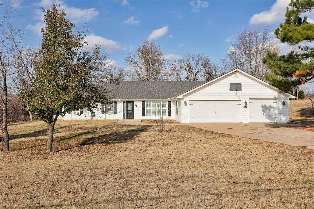 Welcome to 7301 Moonlight Drive — your private escape on 10 beautiful acres in Norman. This property delivers the perfect blend of space, freedom, and functionality, complete with a large shop and room to make the land your own.The home offers an open, comfortable layout with plenty of natural light throughout. The living area flows right into a spacious kitchen with great counter space and storage, making it ideal for daily living or entertaining. The primary suite is generously sized with its own private bath, while the additional bedrooms are versatile for family, guests, or a home office.Step outside and you’ll see what truly sets this place apart — 10 acres of usable land, mature trees, and a shop that’s perfect for equipment, hobbies, or business use. Whether you're looking for a homestead, a peaceful retreat, or a property with room to grow, this one checks all the boxes. You get the quiet, rural feel while still being close to Norman, Lake Thunderbird, and highway access.A rare find with acreage, privacy, and a shop — don’t miss the chance to make 7301 Moonlight Drive your next home.