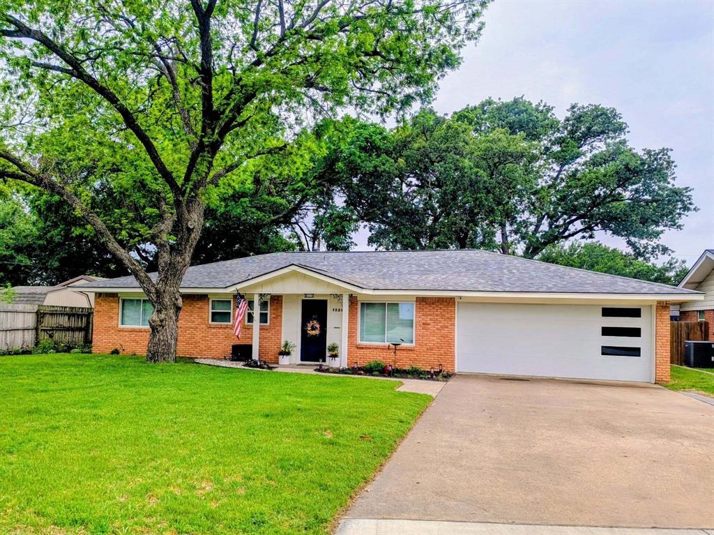 MULTIPLE OFFERS HAVE BEEN RECEIVED.  SELLER REQUESTS HIGHEST AND BEST BY MONDAY, APRIL 20, AT 5 PM. Private Backyard Retreat with No Rear Neighbors and Open Field behind plus 3 bedrooms AND Dedicated Office in HEB ISD!! Do you love peaceful evenings, mature trees, and stunning sunsets? This nature lover’s retreat in the heart of Hurst offers a rare combination of privacy, charm, and thoughtful updates. Backing to an open field with no rear neighbors, the backyard feels like your own private escape—shaded, serene, and perfect for enjoying every season.  Inside, you’ll find a well-maintained 3-bedroom home with a separate dedicated office featuring upgraded doors for added privacy. The spacious living area is filled with natural light and flows easily into the kitchen, creating an open, comfortable layout ideal for everyday living and entertaining. The kitchen offers ample cabinetry, generous counter space, and the added benefit of a separate pantry—an uncommon and highly desirable feature in this price range.  Updates include a Class 4 roof (2024), windows (2021), Lennox HVAC with ductwork (2019), gas water heater (2026), and an expanded garage with new door (2020). Both bathrooms have been beautifully updated with quartz and Corian surfaces, adding a clean, timeless touch.  Additional highlights include oversized windows, abundant storage, and a flexible layout to fit a variety of lifestyles. Located in award-winning HEB ISD and conveniently close to shopping, dining, and major thoroughfares, this home offers the perfect balance of tranquility and accessibility.  The backyard setting is a RARE FIND and A Perfect 10--in and out!!