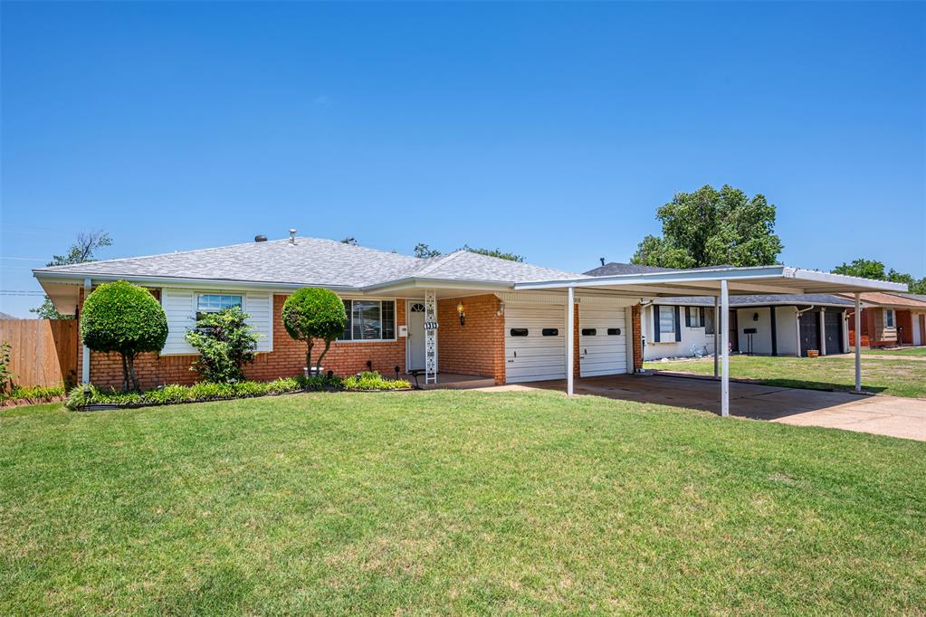 Pride of ownership shines throughout this one-owner home that has been meticulously maintained over the years. Conveniently located close to shopping, dining, schools, and major roadways, this property offers easy access to everything you need. Inside, you'll find two spacious living areas that provide plenty of room for entertaining, family gatherings, or flexible living arrangements. Recent updates include updated flooring, updated windows, and a new roof in 2025, providing added value and peace of mind. The kitchen features a range with gas available, offering options for the home chef. Outside, enjoy ample parking and storage with a 2-car garage plus a large carport. A well-cared-for home with space, updates, and an unbeatable location—ready for its next owner!