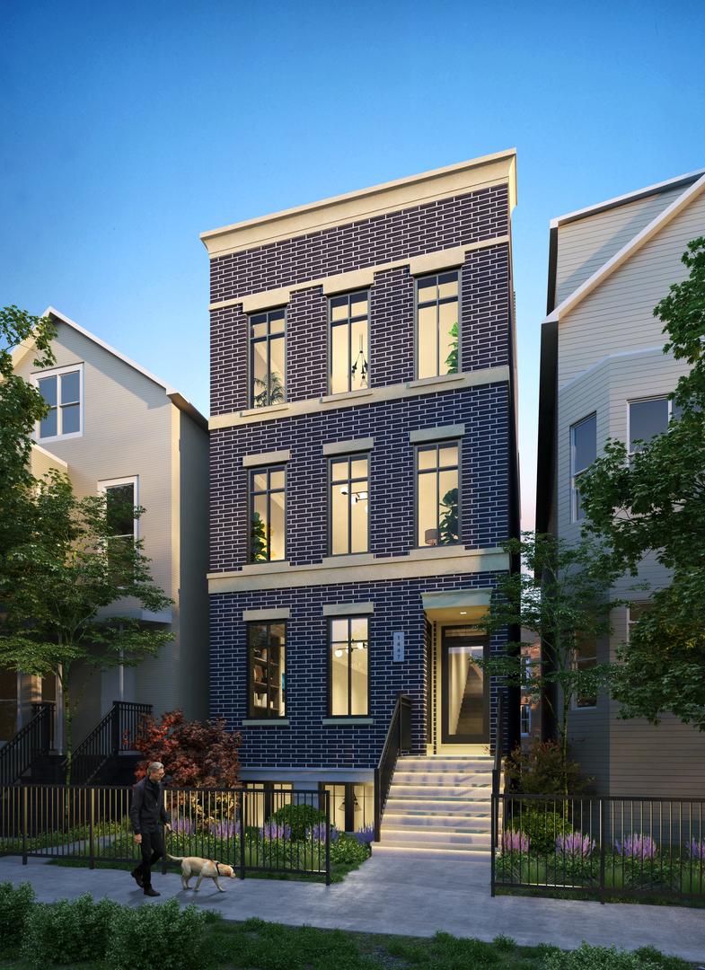Welcome to 1447 W. Roscoe! An intimate all masonry new construction 2 unit building on a beautiful, quiet tree lined street in prime Southport Corridor.  Two stunning new construction duplex condominium homes- featuring, thoughtful spacious floorplans, professionally designed interiors, fantastic light, incredible private outdoor space and luxury transitional finishes throughout.  **Spring 2026 Delivery**