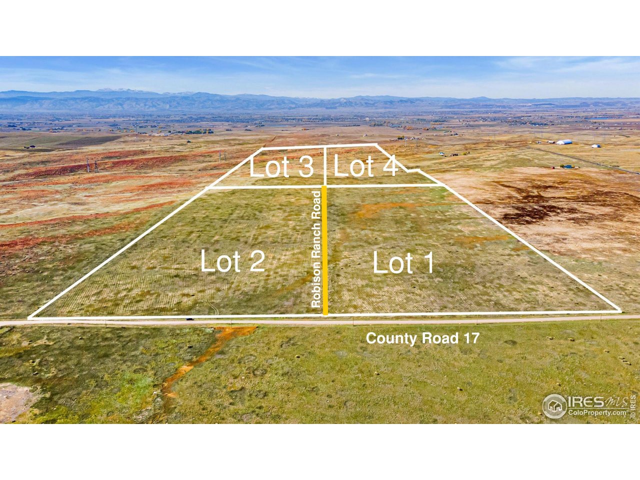 Welcome to a piece of the Colorado dream at Robison Ranch; available to the public for the first time since the original 1911 Homestead. This is a rare opportunity to secure a legacy property with deep historical roots and natural beauty. Lot 4 qualifies for a Family Farm Exemption Subdivision for an additional building site for family. The land offers privacy and unique topography so you feel a million miles away while only being 1/4 mile off of a paved road and only 7 minutes from Wellington. Ideal situation for a walk-out basement. Enjoy dark night skies by night and mountain & plains views by day. Formerly enrolled in the Conservation Reserve Program, the land features an incredible healthy stand of native grasses. PVREA to the property and high-speed fiberoptic internet available through Nunn Telephone Company. Qualifies for a full use domestic well for livestock and landscaping use. Enjoy the autonomy of no formal HOA. Property is protected by light "good neighbor" covenants and a simple shared maintenance agreement for the private access road and entry monument. TO PRESERVE THE GRASSLAND, PLEASE DO NOT DRIVE ON THE LOTS. You are welcome to put on your boots and explore on foot. "Potential Building Site Signs" have been placed on the locations with the best views.