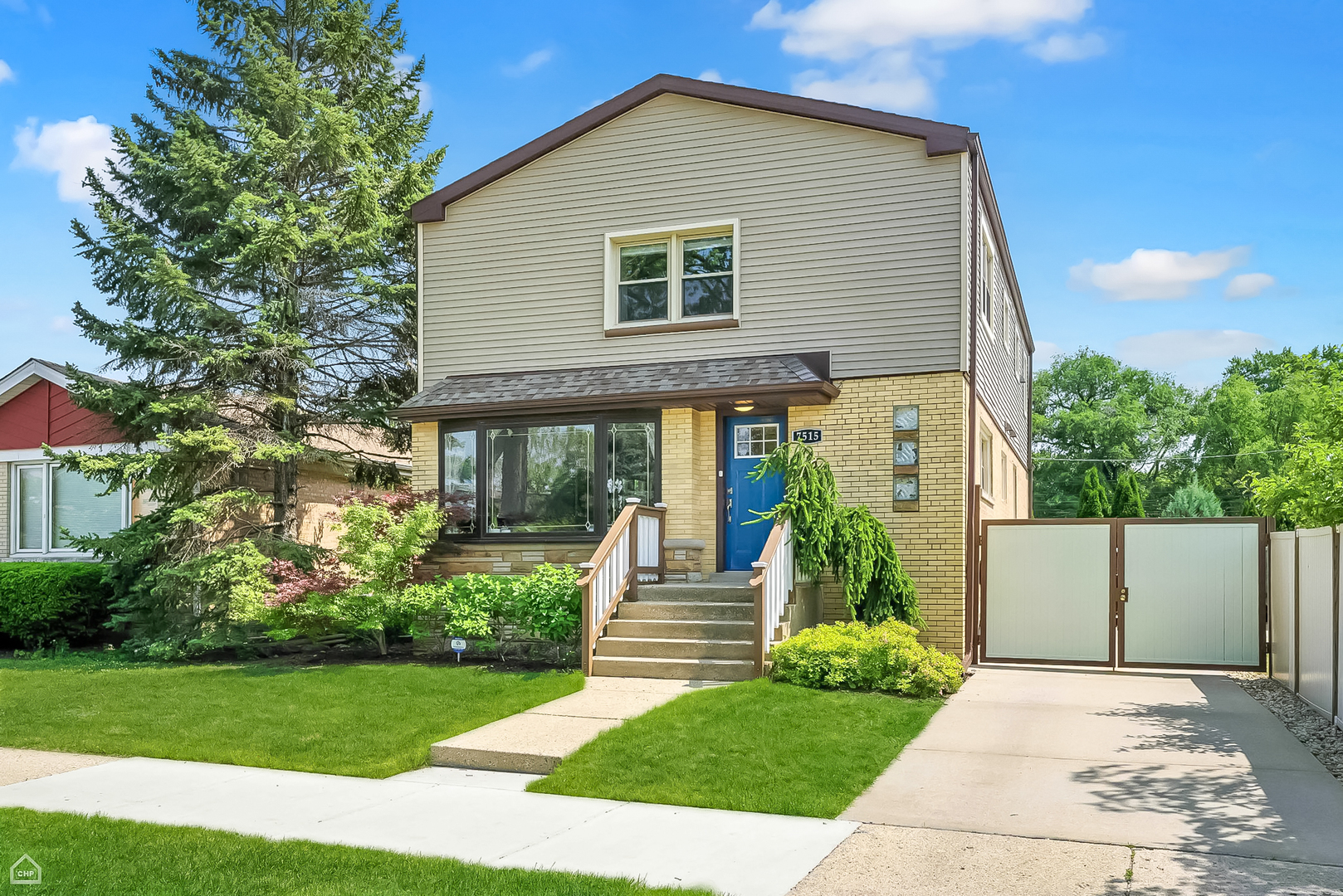 WELCOME TO THIS STUNNING RENOVATED LUXURY HOME ON A RARE OVERSIZED LOT (86X82) WITH WIDE DRIVEWAY AND EXTRA-LARGE BACKYARD. THIS EXCEPTIONAL RESIDENCE SEAMLESSLY BLENDS METICULOUS CRAFTSMANSHIP WITH CONTEMPORARY DESIGN. THE OPEN CONCEPT MAIN FLOOR FEATURES A SPACIOUS LIVING ROOM HIGHLIGHTED BY A COZY FIREPLACE, DINING ROOM, AND FAMILY ROOM. A DESIGNER KITCHEN EQUIPPED WITH CUSTOM CABINETRY, SLEEK QUARTZ COUNTERTOPS, HIGH-END SS APPLIANCES, DOUBLE OVEN, BEVERAGE FRIDGE, ISLAND AND  DINING AREA. THE MAIN FLOOR ALSO OFFERS A VERSATILE ROOM PERFECT AS AN OFFICE OR GUEST BEDROOM, ALONGSIDE A STYLISHLY APPOINTED FULL BATHROOM. ENJOY EASY ACCESS TO A LARGE, MODERN DECK. GLEAMING HARDWOOD FLOORS THROUGHOUT FIRST AND SECOND FLOOR. THE MASTER SUITE STANDS OUT AS A LUXURIOUS ESCAPE, OFFERING A SPACIOUS LAYOUT WITH MODERN FIREPLACE AND A SPA-LIKE EN-SUITE BATHROOM. TWO ADDITIONAL WELL APPOINTED BEDROOMS, ALONG WITH SECOND BATHROOM. THE BASEMENT OFFERS A LARGE RECREATIONAL ROOM, DRY BAR, ISLAND, TWO ADDITIONAL OFFICES/BEDROOMS, A FULL BATHROOM WITH ITS OWN SEPARATE ENTRANCE. THE HOME IS IDEALLY LOCATED TO SCHOOLS, THE FOREST PRESERVE, O'HARE AIRPORT, MAJOR HIGHWAYS, VARIETY OF DININGS, SHOPS. FURNITURE IS INCLUDED IN SALE. JUST MOVE IN.