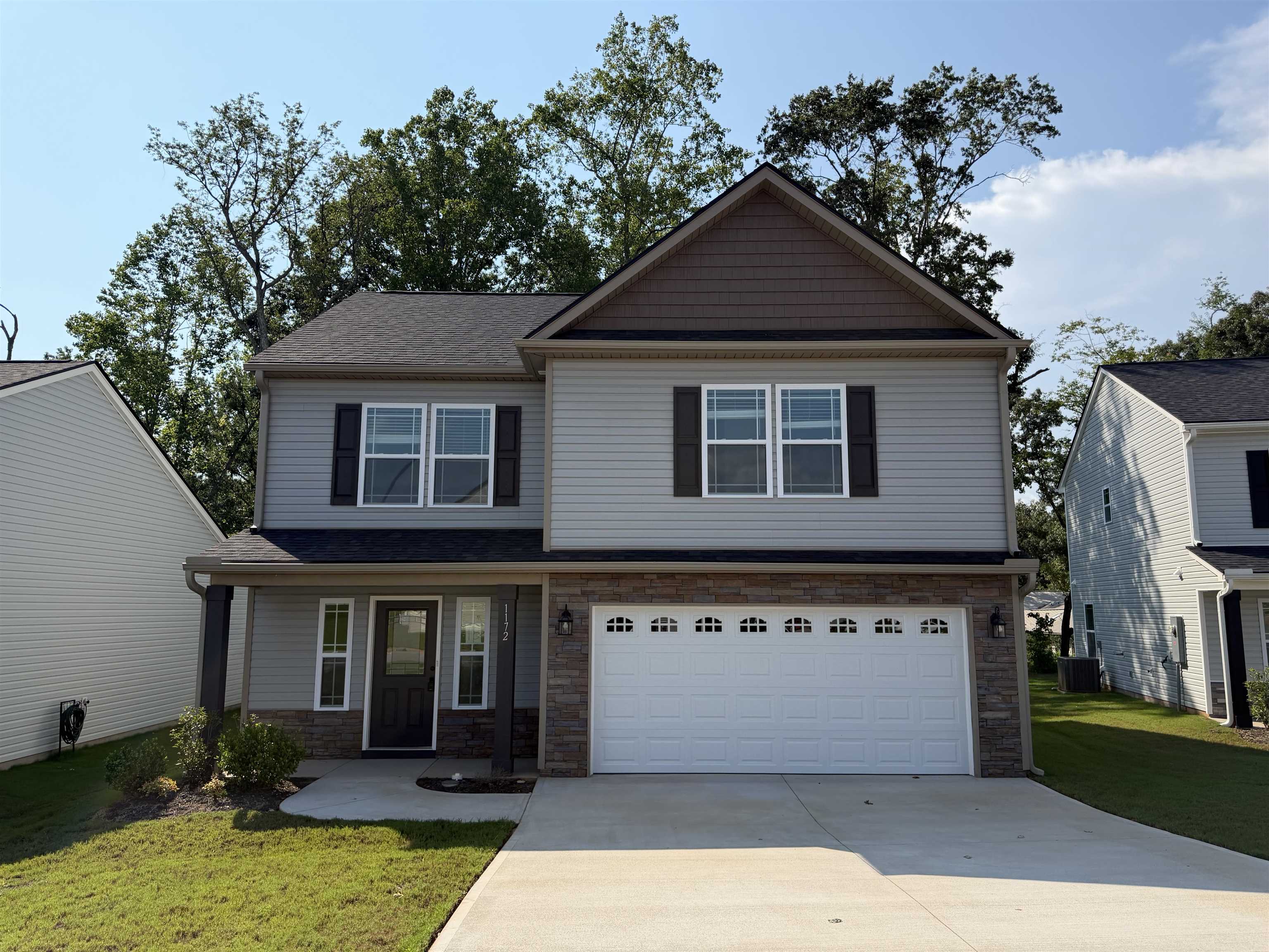 MOVE IN READY! The Heatherwood (Lot 18) offers a modern, open concept living area perfect for entertaining.  4 bedroom, 2.5 bath. Complete with the trademark chair rail, crown molding, and rope lighting.  12'x12'' covered back patio.   30-year architectural shingles, site-built construction, and a 10 year limited warranty are included to give you peace of mind.  Preferred Lender Incentive Available! Rate Buy Down options available!
