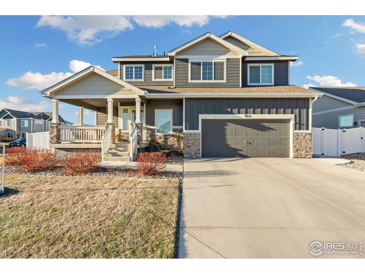 HUGE PRICE IMPROVEMENT! Like new condition! Welcome to this inviting 4-bedroom, 4-bath home in the highly desirable community of Windsor, Colorado. Perfectly positioned on a large corner lot close to downtown restaurants and shopping, beautiful local parks, and great schools. This home offers both convenience and comfort. Inside, you'll find a bright, open layout with spacious living areas and well-appointed bedrooms, including a generous primary suite. Each of the four bathrooms is thoughtfully designed for style and functionality. The kitchen and main living spaces flow seamlessly, creating an ideal setting for both everyday living and entertaining. The kitchen also includes quartz countertops and stainless steel appliances. This home has many upgrades including air conditioning, ceiling fans in all bedrooms, front all season storm door, custom blinds, fireplace and flooring! The professionally landscaped outside has full sprinkler system, window well coverings, extended concrete patio and sidewalk that goes from the front to the back. Fully fenced as well. This home does have a builder finished full basement that already has a radon system in place. With its unbeatable location and appeal, this Windsor home is ready to provide the lifestyle you've been looking for. Plenty of space in this large 3 car garage! Come see this immaculate home today.