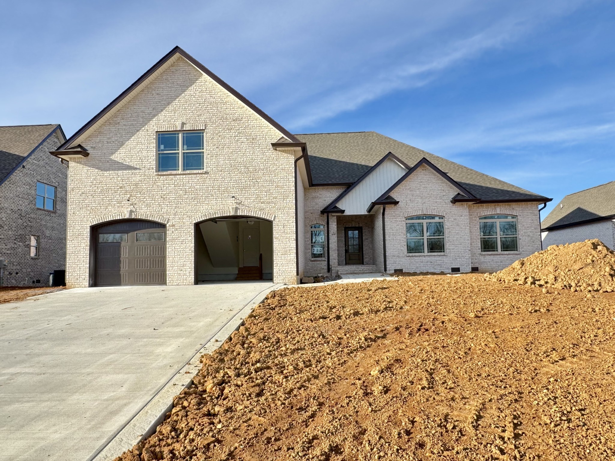 SELLER OFFERING $19,671 IN BUYER CONCESSIONS! Estimated Completion Date early December! Welcome to the 887 Plan by Reda Home Builders — thoughtfully designed ranch-style living in the peaceful Highland Reserves community of Pleasant View, conveniently located near I-24 for an easy commute to Nashville or Clarksville. All bedrooms are located on the main level, featuring a spacious, flowing, and airy layout designed for comfortable living and effortless entertaining. The open-concept living area with soaring ceilings and a cozy fireplace flows seamlessly into a chef’s kitchen featuring an oversized island, double ovens, sleek hood vent, cooktop, and a spacious walk-in pantry. A formal dining area provides plenty of room for gatherings and special occasions. The primary suite offers a relaxing retreat with a tiled walk-in shower, freestanding soaking tub, dual vanities, and a generous walk-in closet. Upstairs, enjoy a large bonus room complete with a full bath and walk-in closet — perfect for anything you want to make it: a media room, home office, gym, or guest suite, etc. Selections have already been made, but there may still be time for a few personal touches. Don’t miss your chance to own a brand-new home before the new year!