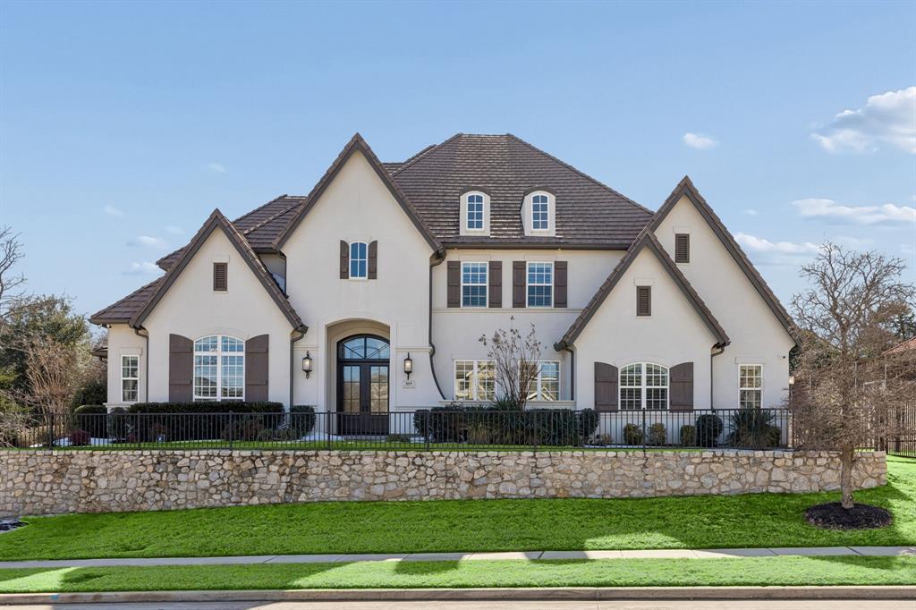 Presented with architectural grandeur, this exceptional modern estate sits on a rare 0.94-acre homesite in the highly sought-after Southlake Meadows community. Built in 2018, this 6,320 sq ft residence showcases refined contemporary design, soaring 20+ foot ceilings, a grand entrance, and a dramatic dual staircase that creates a stunning first impression. The thoughtfully designed floor plan features 5 bedrooms and 5.5 baths, including a luxurious primary suite with a private home spa and a guest suite on the main level.Upstairs offers additional living flexibility with a private media room, spacious bonus room, and well-appointed secondary bedrooms with en-suite baths. Expansive sliding glass doors fill the home with natural light, seamlessly blending indoor and outdoor living. Clean architectural lines, elevated finishes, and a 3-car garage further enhance the home’s appeal.Situated on nearly one acre, this property offers exceptional land and privacy, providing a sense of discretion, tranquility, and long-term value rarely found in today’s market. The expansive backyard presents a unique opportunity to design a custom resort-style oasis tailored to your vision.A true blend of luxury, space, and modern elegance in one of Southlake’s most desirable neighborhoods, now available for lease.
