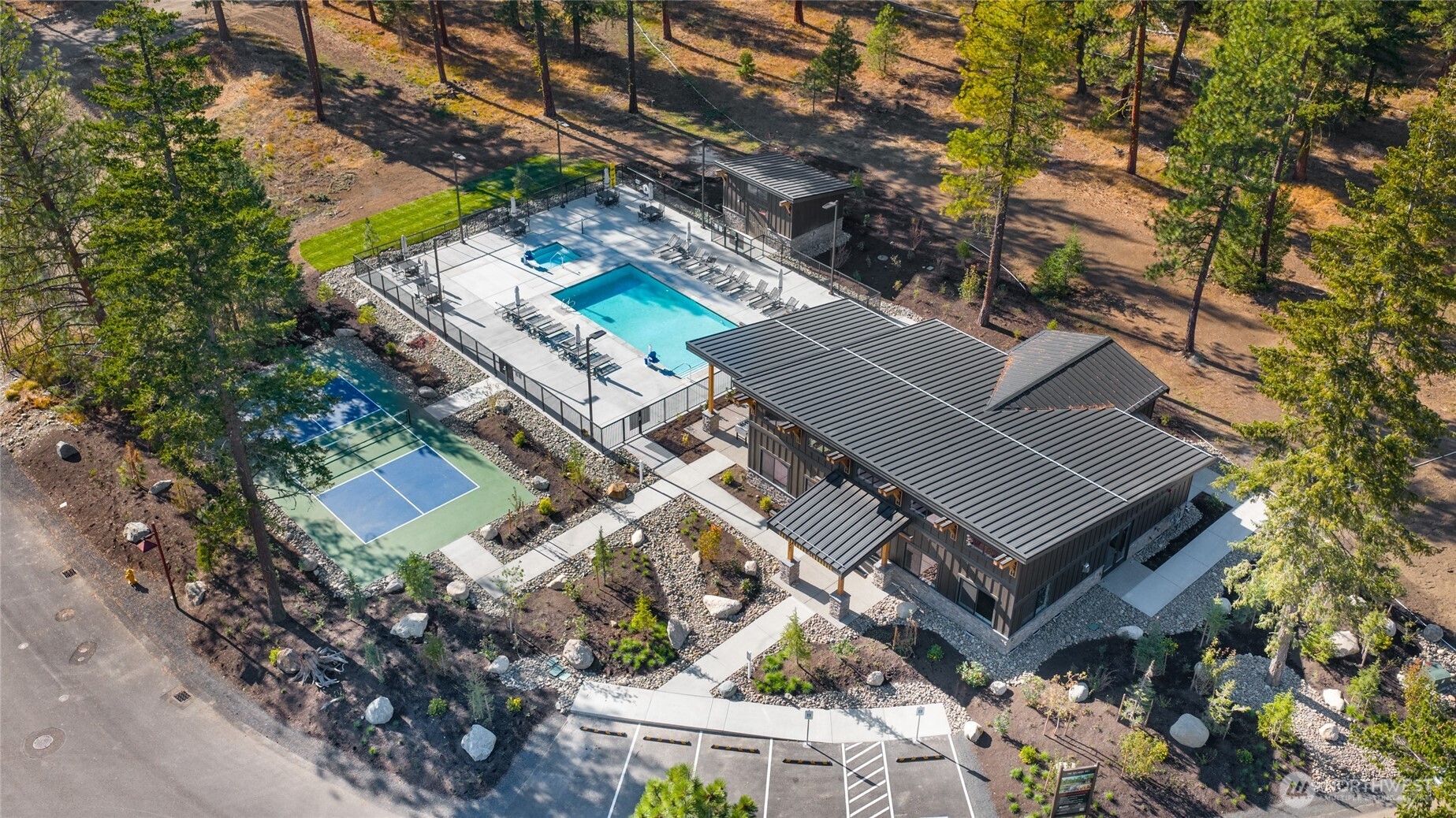 Uplands private Clubhouse, pickleball court and pool