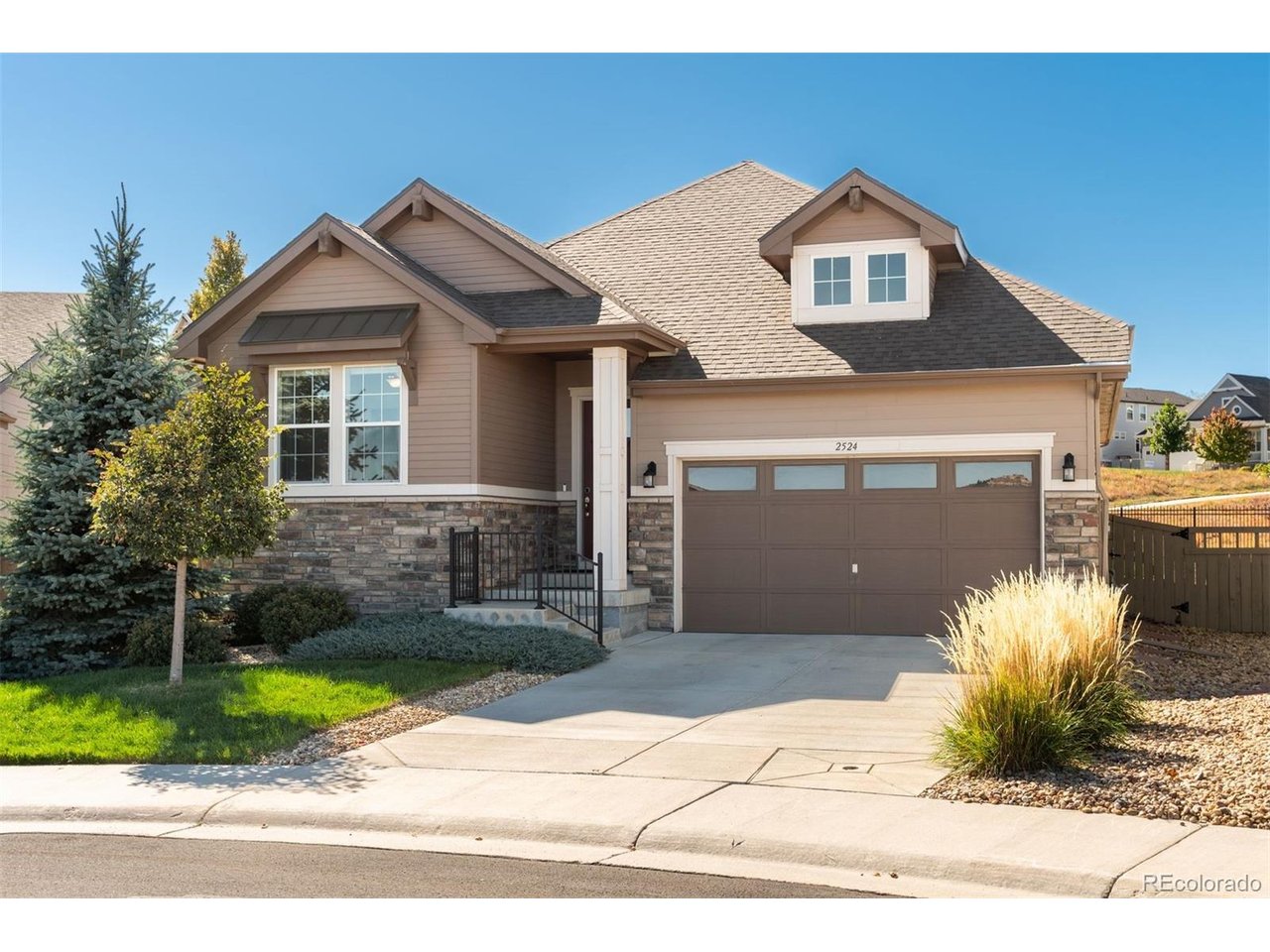 2524 Lassen Lane, Castle Rock, CO 80109 | Move-In Ready Ranch in The Meadows | Walkable to Schools, Minutes to Shopping & Highway AccessPicture it: you pull into the driveway of a beautifully updated ranch on a premium lot in The Meadows, and everything is already done. No projects, no punch list, no waiting. Just unpack, settle in, and start living.Step inside and the main level welcomes you with warm hardwood floors, rich wood trim, and a fireplace made for quiet evenings. The owner's suite is a true retreat, with a spa-style bath and a custom walk-through closet that makes mornings easy. Two more bedrooms and a flexible home office keep everyone close, with a sliding privacy door when you need your space.The kitchen is the heart of the home. Whether it's a weeknight dinner or a holiday spread, a generous quartz island, walk-in pantry, and chef-level appliances give you room to cook while friends gather around. The open layout flows into the great room and dining area, and built-in speakers carry the music out to the covered patio, so the party moves outside effortlessly.Downstairs, the finished basement is made for living: two more bedrooms, a full bath, a wet bar for game nights and movie marathons, and a big bonus space ready to be a gym, playroom, or whatever your life needs.Your next chapter is ready. All you have to do is move in.