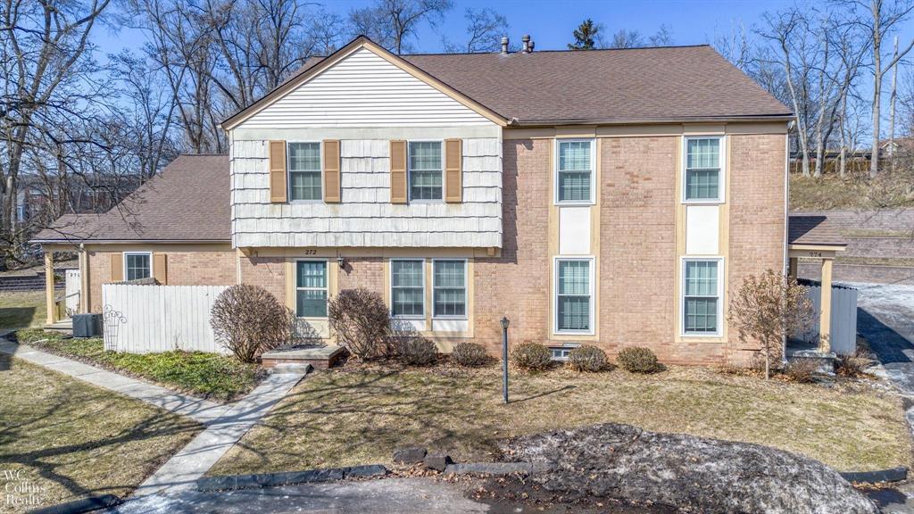 Tucked away in the exciting city of Rochester lies 276 1st Street. Being downtown, you can immerse yourself in the shops, restaurants, entertainment, bakeries, and festivities including the famous Big, Bright Light Show. Take in the scenic views on Rochester's many trails including the Paint Creek Trail, Clinton River Trail, Macomb Orchard Trail, all connected by the River Walk. This charming second story condo has its own private entrance, attached single car garage, and patio. The kitchen, dining, and living space flows seamlessly in an open concept layout with tons of natural light. The large primary bedroom features a walk-in closet and built-in vanity with direct bathroom access. The second bedroom could make a perfect office or guest space. Separating it from other complexes in the area is its in-unit laundry room.  Recently renovated, appliances included, this is truly move-in-ready!