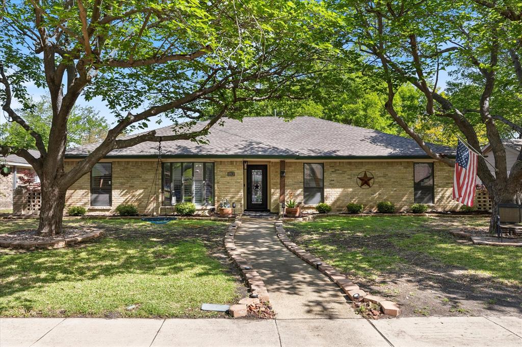 Reduced & Ready NOW!! This beautiful home in the highly desirable College Park area of Richardson has been meticulously updated inside and out! Various upgrades include: ceramic wood look tile throughout, custom plantation shutters throughout, fully renovated kitchen with stained high-end cabinetry; chef inspired walk-in pantry, all new appliances under warranty; raised ceilings, customized closet systems in all bedrooms, LED lighting with complete electrical panel replacement with GFI throughout, spa-like bathrooms with extra large walk-in shower and jacuzzi soaker tub; wrought iron front door, flagstone backyard, gabled carport with electric gate for extra privacy and security, additional concrete pad with Tuff Shed, Ring alarm system with multiple outdoor security cameras as well as extra-large gun safe in garage. Seller has replaced the roof with hail-resistant shingles within the last year, attic insulation, tankless water heater, replaced entire cast iron plumbing, fence, HVAC, sprinklers, windows, river rock-capped wood burning fireplace and more! This home is beyond move-in ready and will last a lifetime!