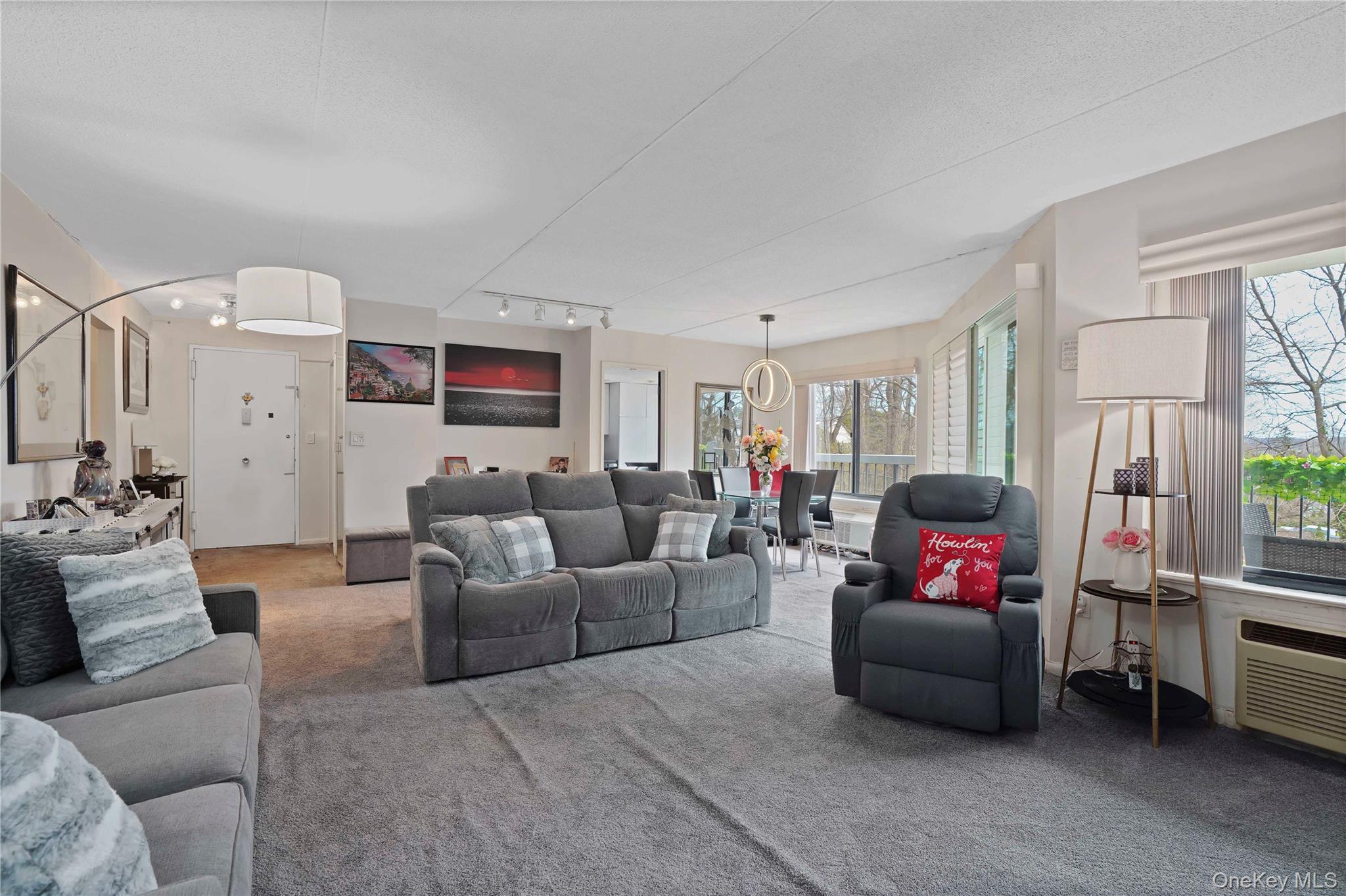 This apartment boasts ample open space and abundant natural light. The kitchen provides ample room for a  table and chairs, conveniently situated  by the window. The kitchen also features ample storage and counter space. The living room and dining area offer a spacious and versatile environment for entertaining or relaxation. The terrace seamlessly connects to the living room. The master bedroom, complemented by a master bathroom, features an expansive walk-in closet. Additionally, the second bedroom includes a walk-in closet and a hall bath equipped with a shower. The apartment comes with a cupboard parking space. The large private storage room located on the same floor, which makes it very convenient. There is an assessment on this apartment. The total assessment is $58,806. The owners have chosen to take the 15 year payout which is $509 a month. I have already added that into the HOA. Without the assessment, the HOA would be $1,116. As a new owner, you can decide whether you’d like to pay the assessment off or continue to pay it monthly over 15 years. High Point offers exclusive amenities to its owners, including a 24-hour gate house to announce guests, an Olympic-sized pool with a large deck, a kiddie pool, playground, 24-hour gym, sauna, club house with a fully equipped kitchen for large parties, card/party rooms in each building, on-site management, 24-hour security, a bike room, private storage room, laundry on each floor, an active social community, and beautiful landscaping. Additionally, there is signed parking and ample parking for guests.All these amenities are conveniently located just blocks away from restaurants, shopping, downtown White Plains, and the train.