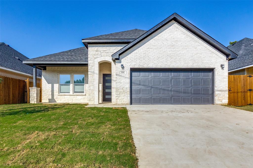 BEAUTIFUL, new construction in Fort Worth. Well-located in an upcoming neighborhood. Close to US287, 15min away from downtown FW. This house offers 4bedrooms ,2.5 bathrooms with an open concept layout. As soon as you walk in you will fall in love with this house. Quartz countertops on kitchen, bathrooms and laundry. For flooring you wil find luxury vinyl planks on the house. Kitchen is big and spacious, so well designed with a modern look combining it with rustic style. Living room comes with an electric fireplace to give a cozy feel to the home. The master bedroom is spacious but the best part it's the ensuite bathroom. With an ample shower and great space for closet, you will truly feel it's worth it! Laundry room offers storage and space. This house also offers a nice backyard with trees that give a nice shade, along with a nice porch for bbq or just a relaxing time in the afternoons.  Come take a look at this beauty and make it your new home!