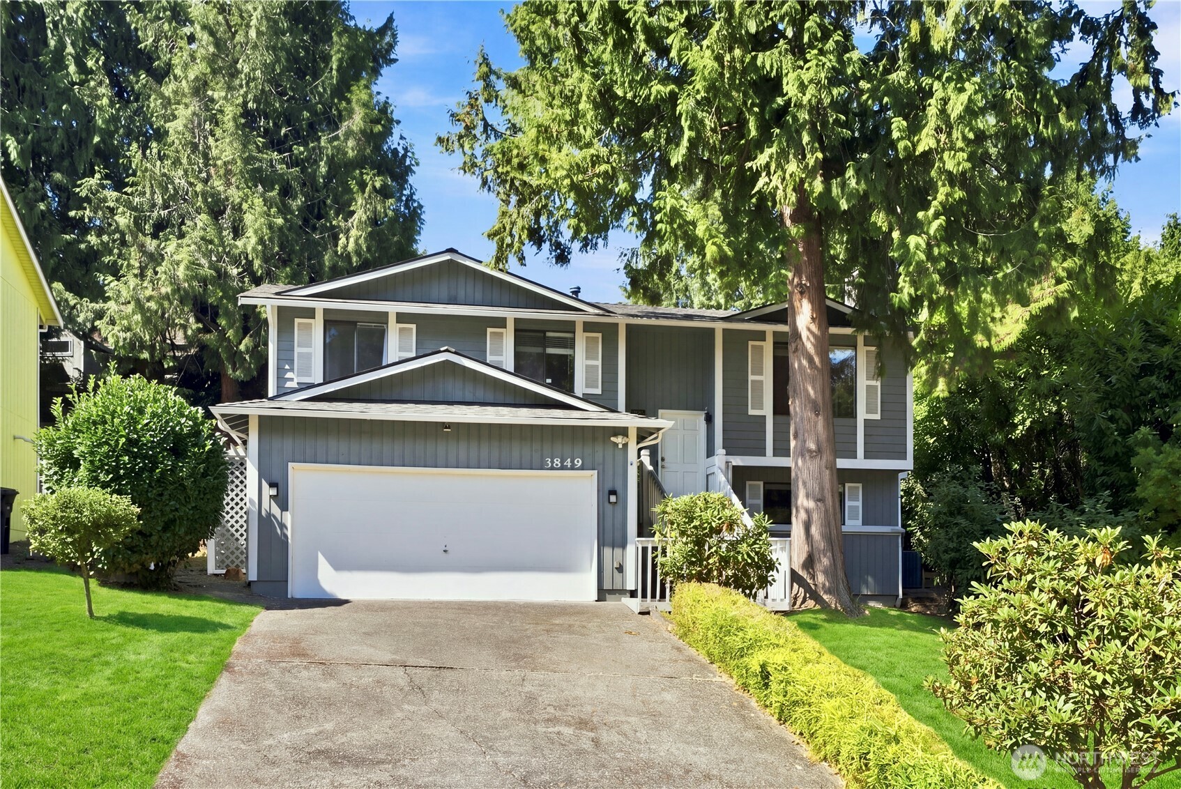 This charming, move-in ready single-family home is in Bellevue’s most practical and highly accessible Horizon East neighborhood along the I-90 corridor. Minutes from I-90 with quick commutes to Downtown Bellevue, Microsoft, and Seattle. Thanks to a dedicated sound wall, mature trees, and several buffering rows of homes, you get to enjoy ultimate freeway convenience without highway noise. Steps to I-90 Trial Access Point, easy access to hiking trails, parks, playgrounds, and Sammamish Lake. Zoned for BSD award winning schools. The dead-end street ensures zero pass-through traffic for maximum privacy and safety.This 5bd, 2.75br house features a thoughtfully designed two-level layout that maximizes natural light and versatility, making it perfect for daily living, remote work, or multi-generational households. The efficient upper level connects a sunlit living area, three bedrooms, and a stylish kitchen with zero wasted space. Outfitted with solid birch cabinetry, granite countertops, durable Pergo flooring. All appliances are well maintained. Downstairs, the two large multi-purpose rooms offer flexible space for a recreation room, home office, or private suite. Recent upgrades include a newer roof with a transferable lifetime warranty, an updated central AC, furnace, water heater, refrigerator, and washer/dryer set. Offering the perfect blend of location and adaptable living spaces, this property is truly a place to call home.