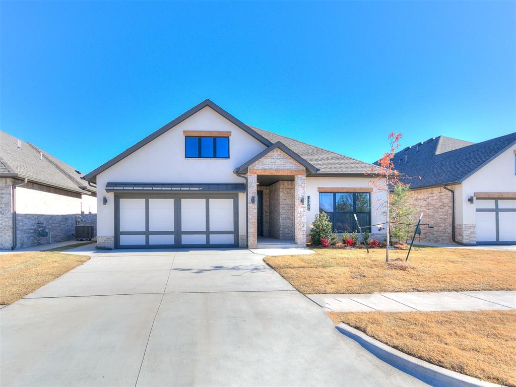 This NEW CONSTRUCTION home is located in the stunning Sandoval addition in South OKC on SW 134th and May.  This is a GATED active adult community with lawn maintenance included in the lease rate.This home features 3 bedrooms, 2 baths and is 1,604 square feet.  This home has unique finishes and amenities such as deco tile, a pot-filler in the kitchen, a tankless water heater, an outdoor fireplace, luxury closet shelving, built-in appliances, an irrigation system, custom lighting, and so much more!Tenant is responsible for electric, gas, and water.  No smoking or vaping.  A 12-month lease, background check, and credit check are required.