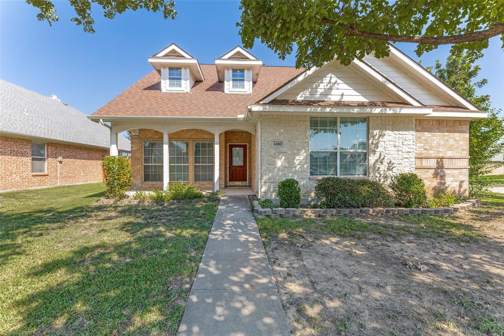 Beautiful Farmhouse on Large Corner Lot with Private Gated Drive! The custom glass etched front door & stone landscape beds welcome you through the 17x6 front porch, perfect for rocking chairs. Inside find neutral paint, pergo wood flooring and lots of storage throughout. The formal dining room has an arched entry access to the large kitchen with wine storage, bar service counter tops, extensive walnut cabinets, built in microwave and walk in pantry. The living room has high ceilings with a grand stone gas start fireplace and guest access to the powder bath with pedastal sink. The primary ensuite boasts a large soaking tub, separate shower w rainhead fixture, two vanities and walk in closet. The dedicated study in an ideal location makes the perfect retreat with custom built ins. The custom wooden spindle banister welcomes you upstairs into the 17x13 gameroom equipped with a fridge and dry bar. Two beds up are large with ample closet space and have direct access to the full bath with shower tub combo, walnut cabinets and linen closet. Outside find a 17x5 covered patio plus a 17x8 grass inlaid stone extended patio. Mature crepe myrtles accentuate the large yard with extended drive for additional parking or outdoor recreation. 2020 Roof. 2020 Exterior Painted.