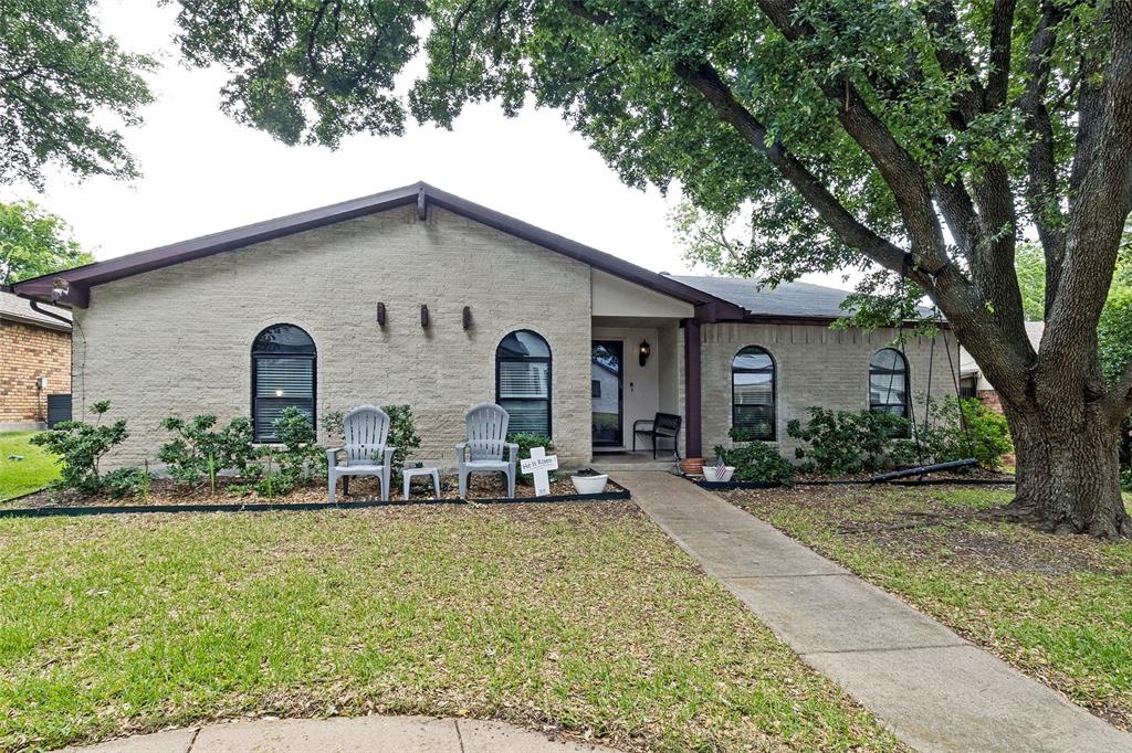 Beautifully updated home in the highly sought-after Kingsley Meadows neighborhood within Richardson ISD. This spacious home offers more than 2,000 square feet with 4 bedrooms, 2 bathrooms, and formal living and dining areas.The inviting family room features a cozy fireplace and overlooks the backyard and covered patio, creating a perfect space for relaxing or entertaining. The kitchen has been tastefully updated with new cabinet doors and hardware, along with a new faucet, sink, cooktop, microwave, and stove. The open layout is ideal for gatherings, with the formal areas centered around a convenient serving bar and abundant cabinet storage.Enjoy beautifully landscaped grounds with mature trees in the front yard, while the backyard includes an additional outdoor entertaining area perfect for cookouts and family gatherings. Schedule your private tour today. Buyer and buyer’s agent to verify all information, including square footage, measurements, schools, taxes, amenities, HOA information, and other details.