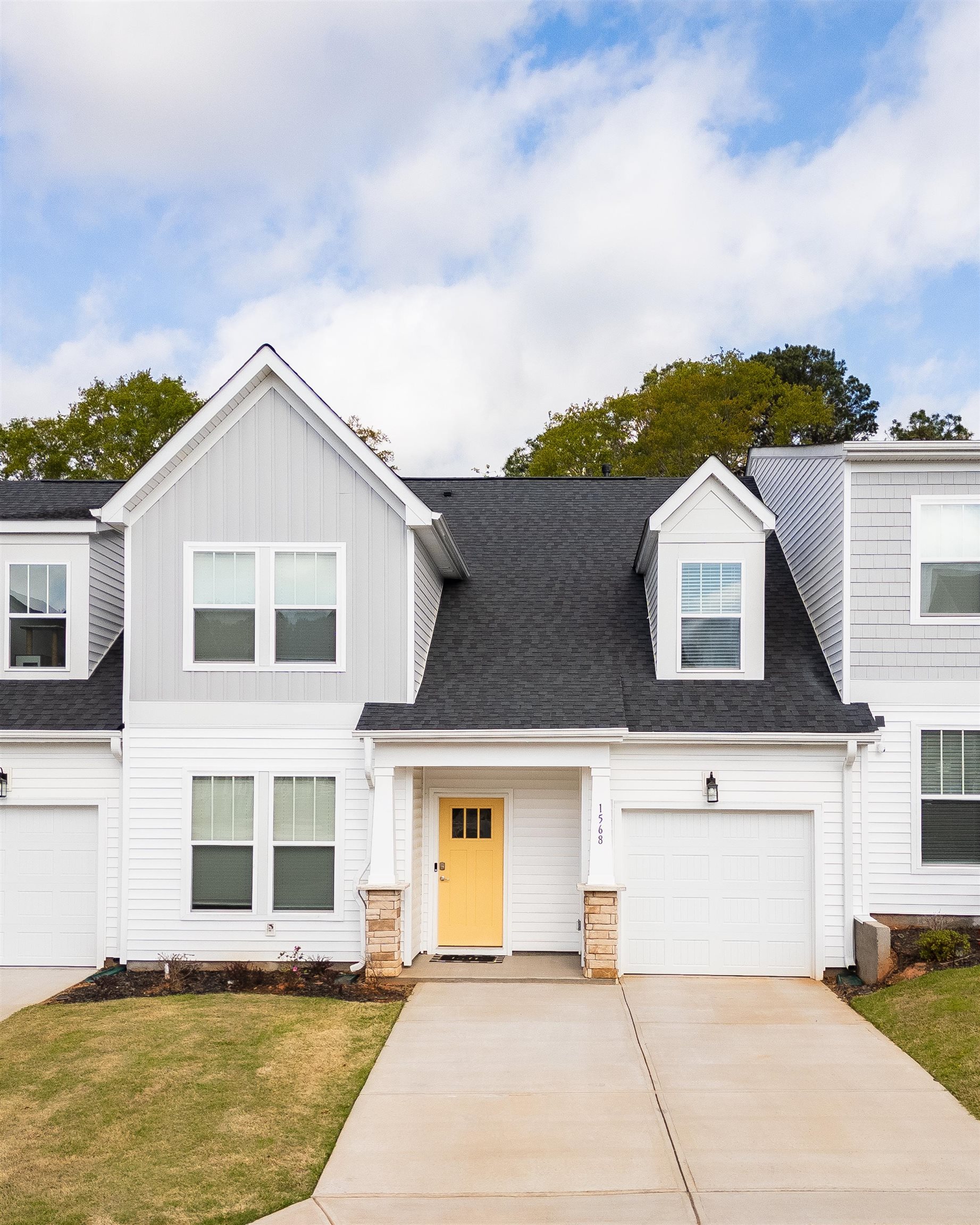 Like-New Townhome in Wadsworth Manor – Move-In Ready! This beautifully upgraded 2,185 sq ft townhome offers 3 bedrooms, 3 full bathrooms and a spacious master suite on the main floor for effortless living. It also features a dedicated office/study and a versatile, oversized flex room perfect for a home gym, media room, or guest space! Inside, you'll find elegant modern finishes, including 12' ceilings in the living area, quartz countertops, tile backsplash in the kitchen, luxury vinyl plank throughout the main level, a tile shower in the primary bath, smart home features and more! Step outside to enjoy the covered back patio—ideal for relaxing or entertaining. Washer, dryer AND refrigerator to remain! This home is conveniently located near shopping, dining, I-85 & I-26, with easy access to downtown Spartanburg and Greenville. Communtiy amenities include lawn care, exterior maintenance, and garbage pickup—giving you more time to enjoy life. Even better - some builder warranties still remain! This like-new 2024 townhome is a rare find with premium features and low-maintenance living. Don’t miss out!