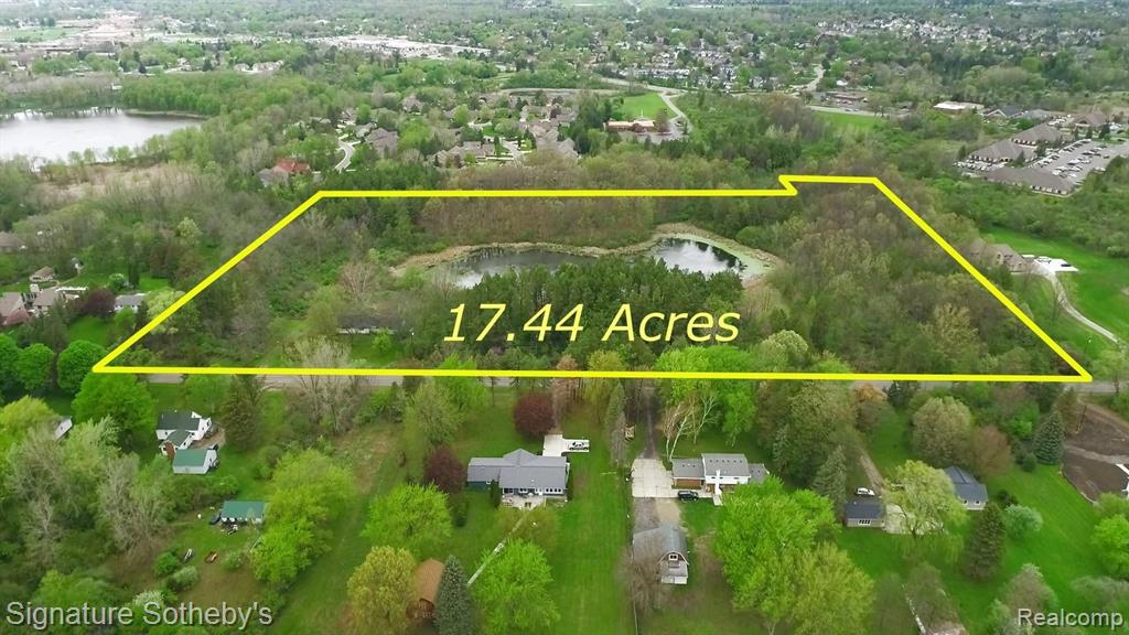 Spectacular property of 17.44 acres in the heart of Grand Blanc surrounding private Little Smith Lake Estate lots. Perfect for development of prime opportunity, master planned medium density multi-family MDM.  Close to major highways, medical facilities, downtown, and all amenities.  
Includes property ID parcels 1222200009, 1222200010, 1222200011, 1222200012, and 1222200013 for a total of 17.44 acres.  Home is a tear down, house is not considered in the property equity. No showings or any information available on the home.