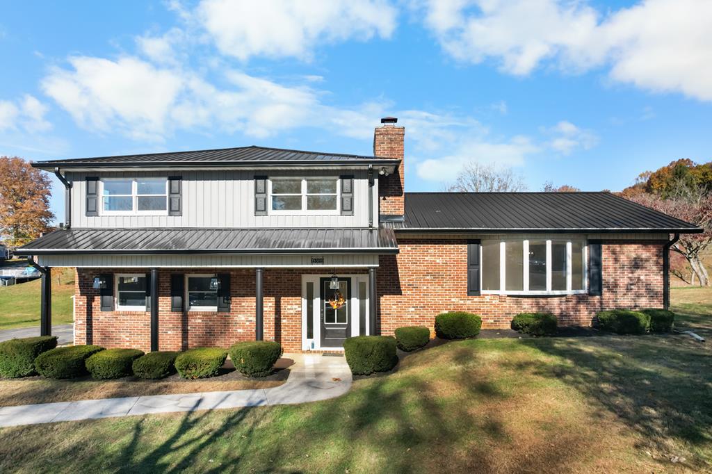 You need move-in ready? Then here's move-in ready — no stone left unturned, as one might say, with this newly renovated charmer offering 3 beds and 3 full baths. Step in from the covered porch and into the expansive and bright foyer. Make your way up to the magnificent great room with a striking stone fireplace completing the room. Moving forward, we find the new bright, airy kitchen — a chef's dream with all modern conveniences in place, not to forget the solid surface countertop and classic tile backsplash.  Steps away, connected to the kitchen, we find the enticing dining area with space to accommodate many in one setting. Let's head up to the second level, where we find 3 bedrooms and 2 new baths, with one bedroom being the primary and an ensuite.  Now let's make our next move — from the foyer, make your way to the private and impressive den offering, yes, another full bath on this level and Fireplace Great spot for entertaining, watching your favorite shows, or having a movie night.  Too many updates to mention them all, to include: light fixtures, shiplap, painting, shutters, roof, appliances, baseboards, crown molding, 3 baths and fixtures, board and batten siding, back deck aluminum railing, flooring throughout, garage doors and openers, new interior doors, and a new front door.  Like was said — move-in ready, approximately ___2200 sqft. Located approximately 1 mile from I-81, historic downtown Abingdon, The Old Farm, and Virginian Golf Club. Call today to see this special one.