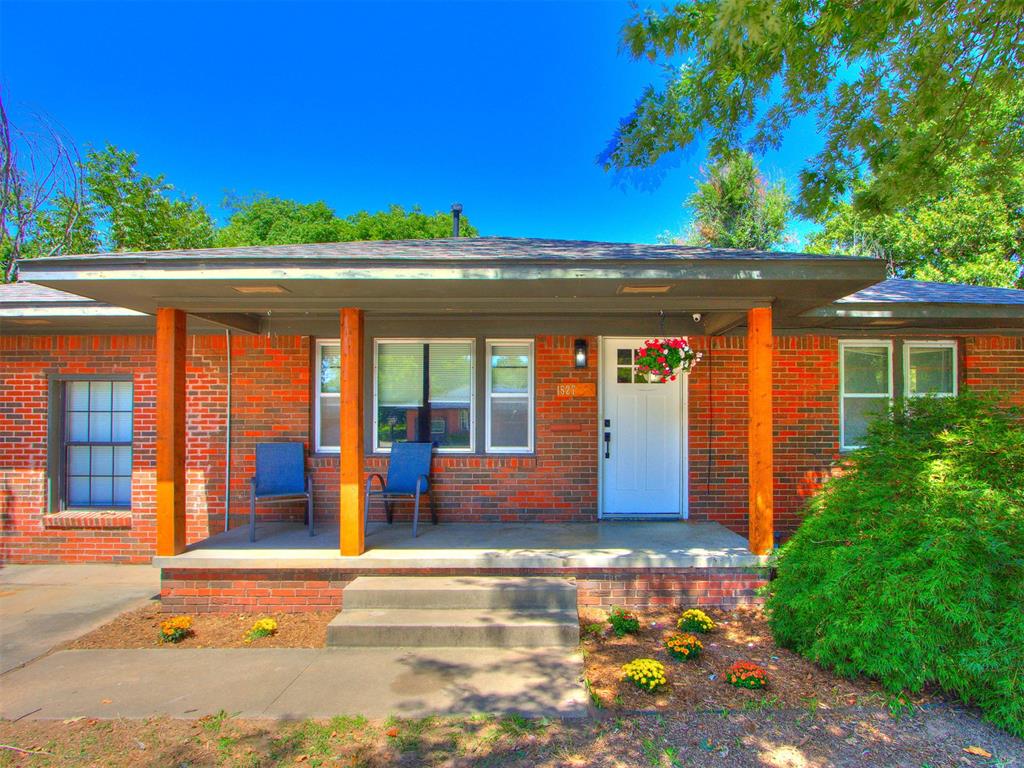 This lovely home is tucked away in a beautiful, quiet neighborhood located close to campus, Norman HS, the highway, and all Main Street has to offer! Home comes with a huge fenced in back yard, complete with a back deck prefect for entertaining. Home offers two drive ways, one on each side of the house, making it ideal for room mates. Home has original wood floors in the living room and bedrooms, with a converted garage that offer a 3rd bedroom or extra living room. The open concept in the living room and kitchen make it the perfect home for students or a small family.