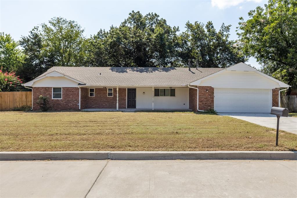 Spacious updated home with large rooms and outdoor space plus it is close to the OU campus! Enjoy LVP flooring throughout, neutral paint and white cabinets with a bonus built in hutch! This home boasts 2 large living rooms and a long dining space to host a large gathering! There is a bonus room that could make a great office, library or project room. The backyard is large and has several mature trees. Don't miss out on this incredible opportunity!