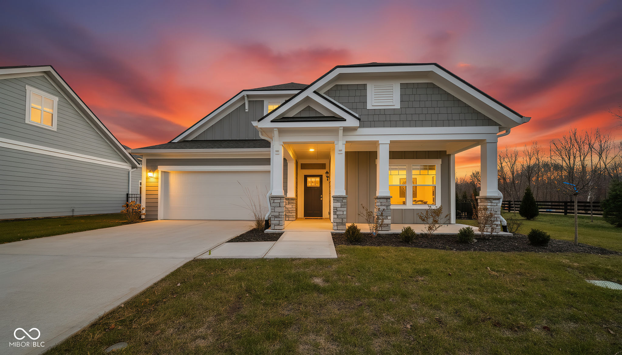 Welcome to 16870 Imperial Court!  Experience effortless luxury in this brand-new, never-lived-in Capri model located in the prestigious Courtyards of Fishers by Epcon. Perfectly positioned on a private corner lot, this 2-bedroom, 2-bath home offers refined finishes, sophisticated design, and the lock-and-leave convenience today's buyers crave. Step inside to an open, light-filled layout highlighted by premium upgrades throughout. The spacious primary suite lives like a retreat-complete with a spa-inspired walk-in shower, private sitting room, and sliding glass door leading directly to your own fenced-in courtyard, creating the ultimate indoor/outdoor sanctuary for morning coffee or evening relaxation. The beautifully appointed kitchen features Quartz countertops, all stainless-steel appliances, and an easy flow perfect for everyday living and entertaining. The primary bath showcases matching Quartz surfaces, while the guest bath is elegantly finished with Granite. A 50-gallon tankless water heater ensures endless comfort and efficiency. Enjoy low-maintenance living in a newly developed Epcon community offering scenic walking trails and effortless access to Hamilton Town Center, dining, shopping, and all the best of Fishers. Luxury, privacy, and convenience-without the wait of new construction. This pristine home is truly move-in ready and waiting for its first owner. Don't miss your chance to call this exceptional retreat your own