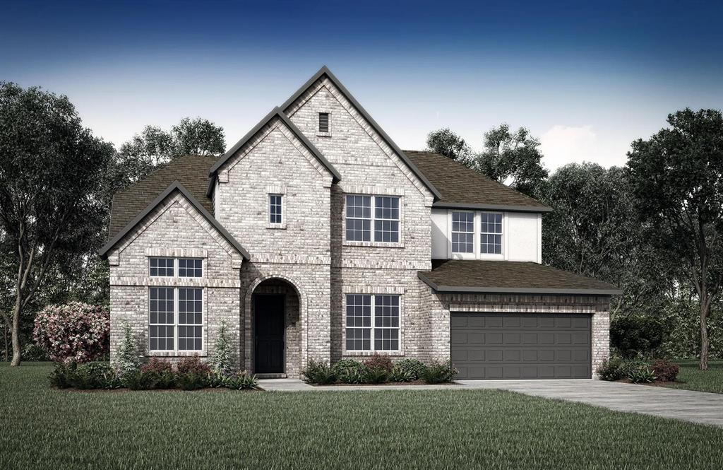 MLS# 20964352 - Built by Drees Custom Homes - Oct 2025 completion! ~ Step into luxury with this stunning two-story home, where classic elegance meets modern comfort.The first floor features traditional spaces like a private study and formal dining room, complemented by an open-concept layout that seamlessly connects the spacious family room, gourmet kitchen, and breakfast area?perfect for everyday living and entertaining. Upstairs, you'll find a generous game room with an attached, yet separate, media room?ideal for movie nights or relaxing with friends. Imagine hosting unforgettable gatherings beneath the soaring vaulted ceilings of the kitchen and living room?an impressive backdrop for any occasion!