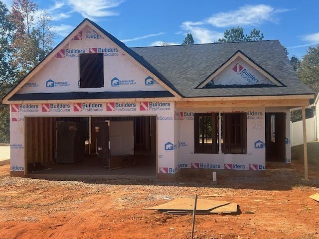 The CLIFTON plan (Lot 28) has a spacious open living area and split bedrooms. Granite countertops, crown molding with rope lighting, and many more features included. 12' x 12' covered patio and 10'x12 uncovered patio overlooks the back yard. 30-year architectural shingles, site-built construction, and a 10 year limited warranty are included to give you peace of mind.  Closing cost or upgrade incentives available when working with preferred lender and attorney!!   *Virtual tour reflects same house plan, not exact house.  Home is currently in slab stage and most color selections are still available for buyer.