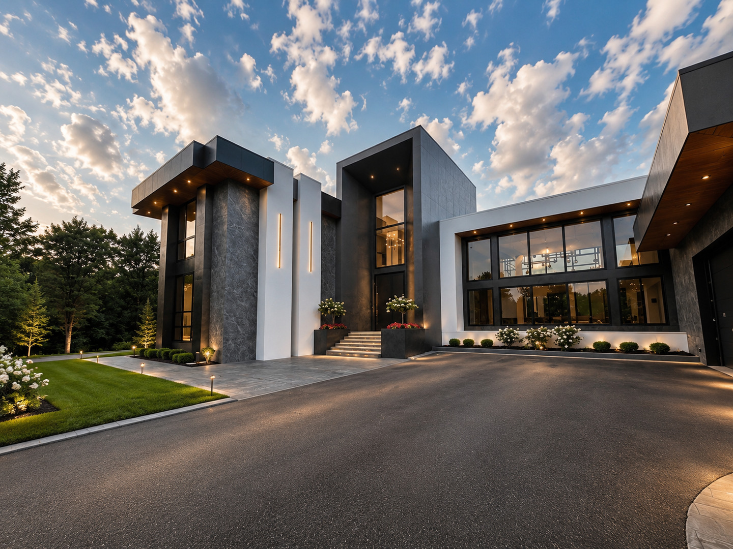 11,600 sq ft of modern luxury on 5.3 private acres in Barrington Hills-where space, privacy, and design meet. Truly one of a kind, this California-inspired estate brings a rare West Coast lifestyle to Illinois, featuring floor-to-ceiling windows, abundant natural light, and an open, airy sense of space throughout.  Exceptional new construction in prestigious Barrington Hills, designed with both elegance and functionality in mind. This residence features 5 spacious bedrooms and 5.5 luxurious bathrooms. The expansive kitchen anchors the home and flows seamlessly into multiple living areas, including a formal dining room and dual family rooms-ideal for both everyday living and sophisticated entertaining.  A private office provides a quiet, dedicated workspace and features a separate side entrance-perfect for a home office, or added privacy. The extraordinary primary suite serves as a true retreat, complete with a custom walk-in closet, private fitness area, and a spa-inspired bathroom featuring a sauna.  Designed for seamless indoor-outdoor living, the home showcases a stunning double-level patio overlooking the expansive grounds, creating the perfect setting for relaxation or gatherings. The walkout basement offers additional space and versatility, ready to be customized to suit any lifestyle-from entertainment to wellness or recreation. A 5-car garage, grand scale, and thoughtfully designed layout complete this exceptional property-offering a rare combination of sophistication, comfort, and modern architectural elegance in one of Barrington Hills' most sought-after settings.