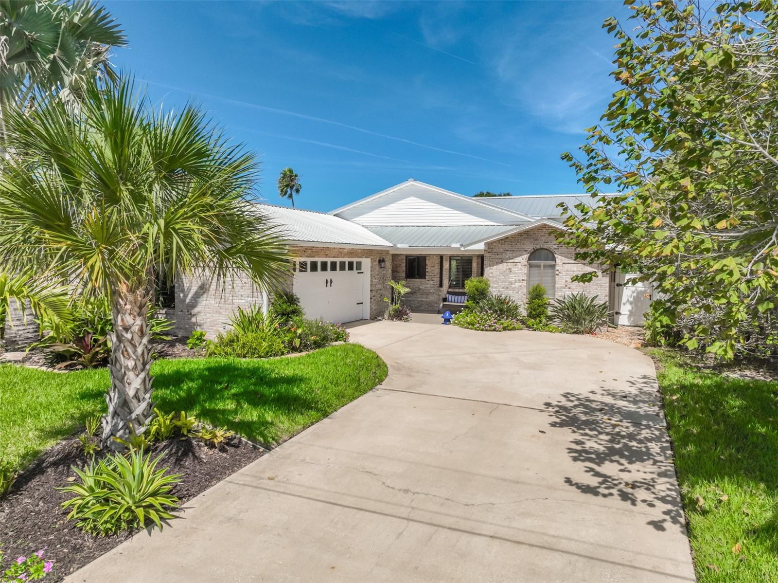 MLS Listing DescriptionWaterfront living at its best! This beautifully updated 3-bedroom, 2-bath block home is ideally situated on a private cul-de-sac along a saltwater canal with direct access to the Intracoastal Waterway and a personal dock offering beautiful water views. Boaters, anglers, kayakers and paddleboarders will love the convenience—hop in your boat and reach the Intracoastal in less than 200 yards.Inside, the thoughtfully designed floor plan offers spacious living areas and a stunning oversized primary suite featuring a huge walk-in closet and a beautiful ensuite bath with a large walk-in shower and separate deep soaking tub. The home has been meticulously updated and maintained, providing a move-in-ready opportunity in a highly desirable waterfront setting.The exterior is equally impressive, with block construction, a durable metal roof, oversized two-car garage and an extra-wide driveway providing abundant parking. Enjoy the Florida lifestyle from the covered rear patio with pergola overlooking the beautifully landscaped front and backyard. There is also plenty of room to add a pool if desired.Located in an X flood zone, according to available property information, this home offers an exceptional combination of waterfront access, thoughtful updates, outdoor living and boating convenience. Whether you’re looking for a full-time residence, coastal retreat or waterfront lifestyle, 624 Cumberland Drive offers the opportunity to enjoy Florida living right from your own dock.